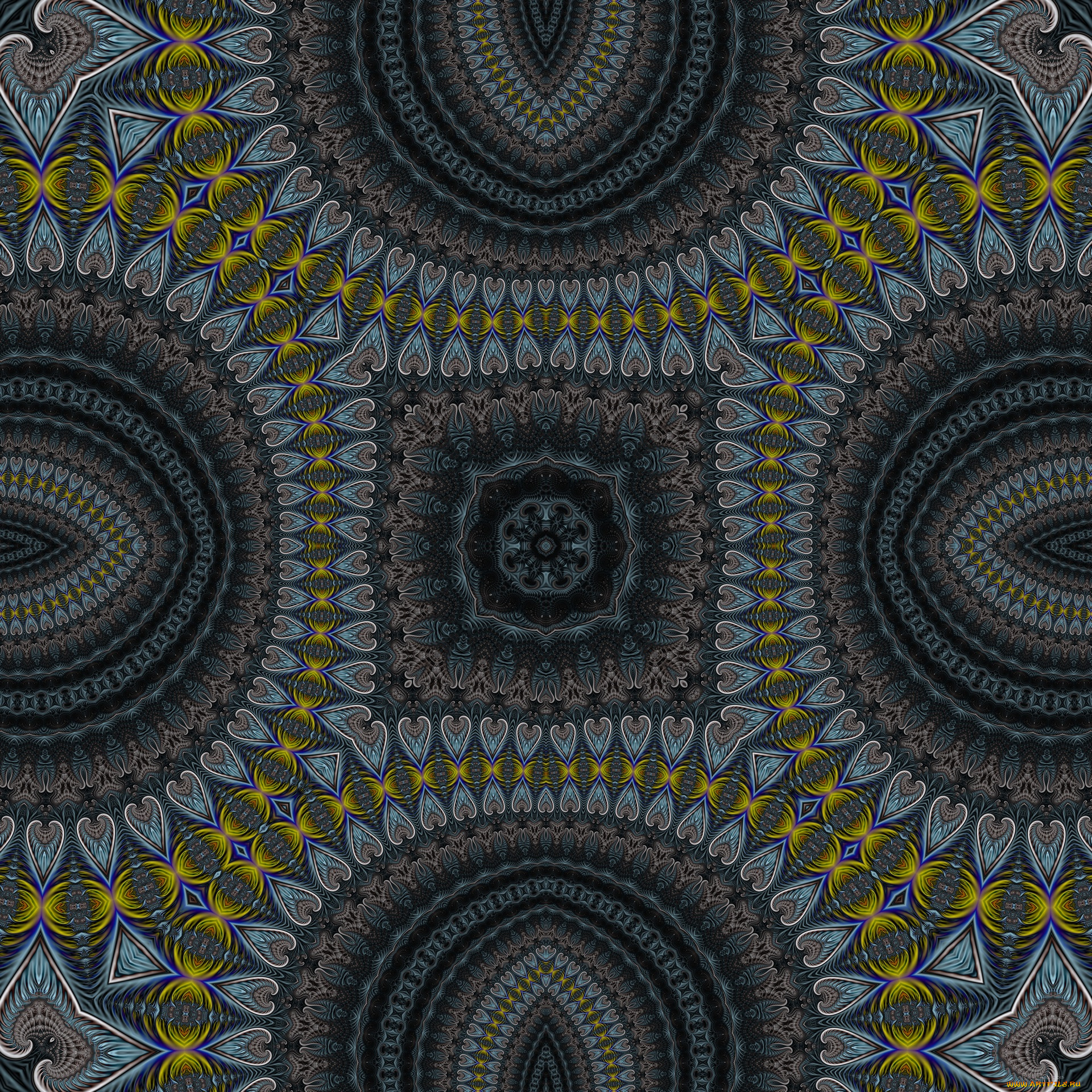 3д, графика, fractal, , фракталы, узор, цвета, фон