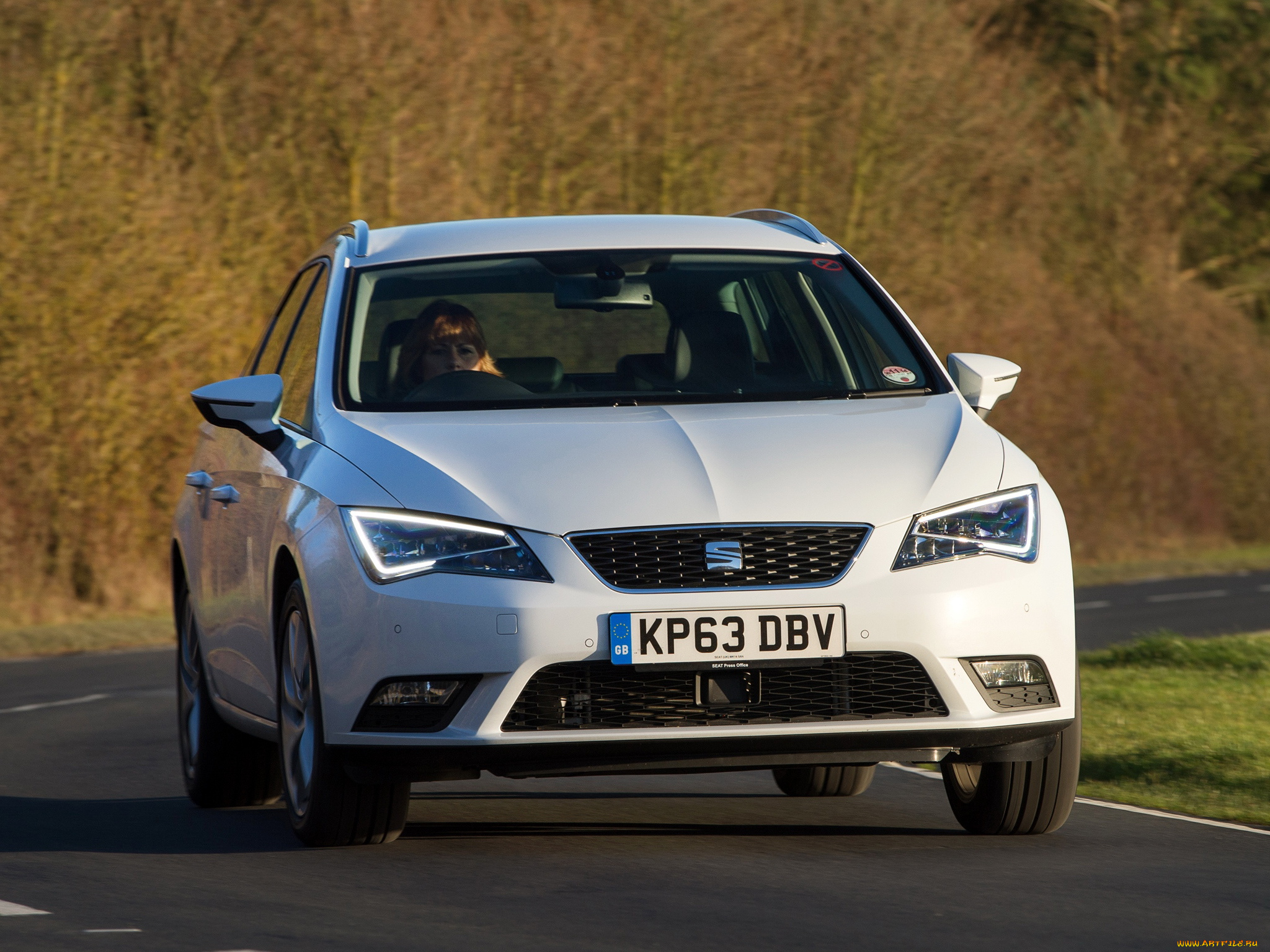 автомобили, seat, leon, st, uk-spec, 2014, светлый