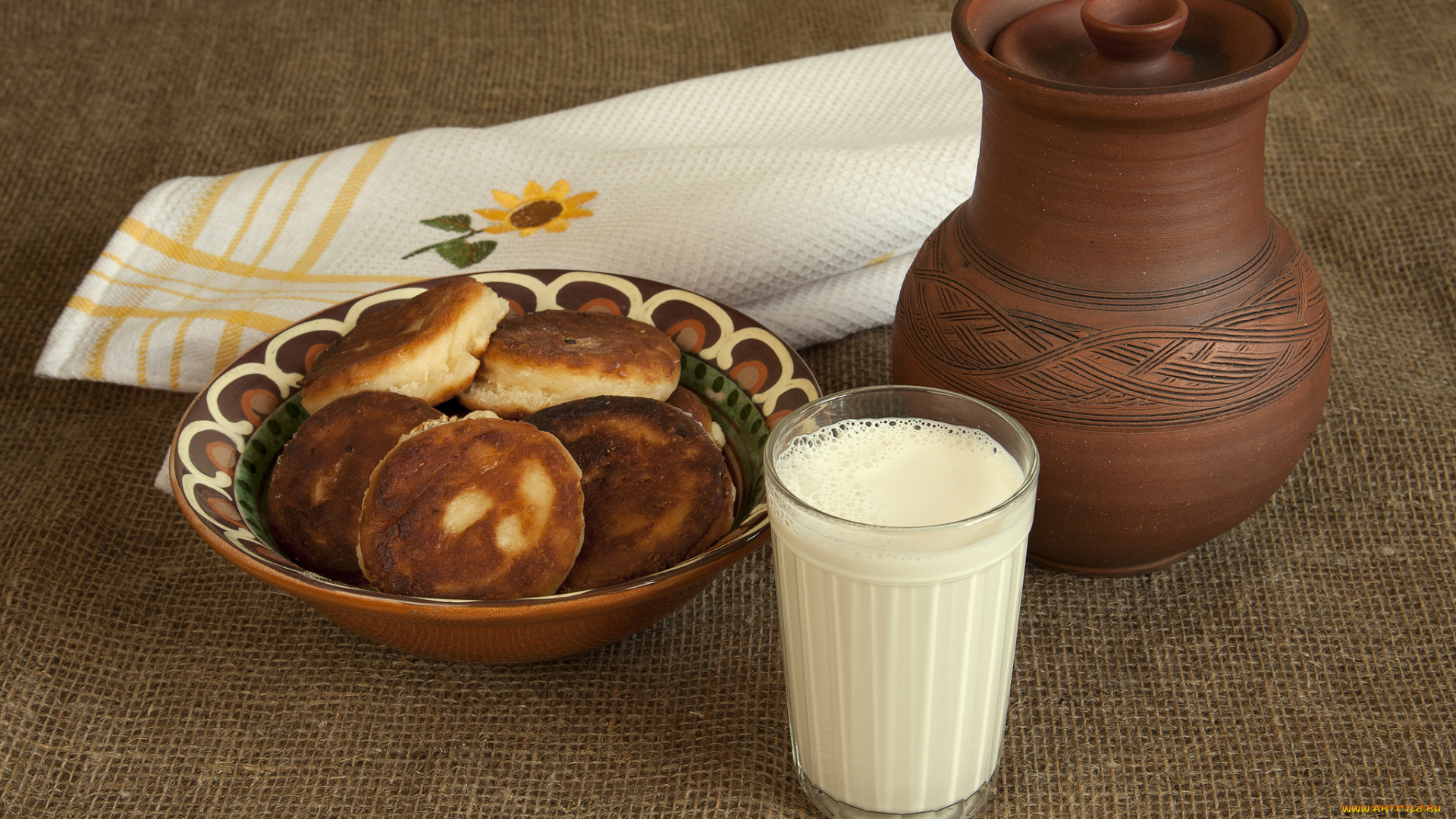 еда, хлеб, , выпечка, крынка, молоко, булочки, стакан