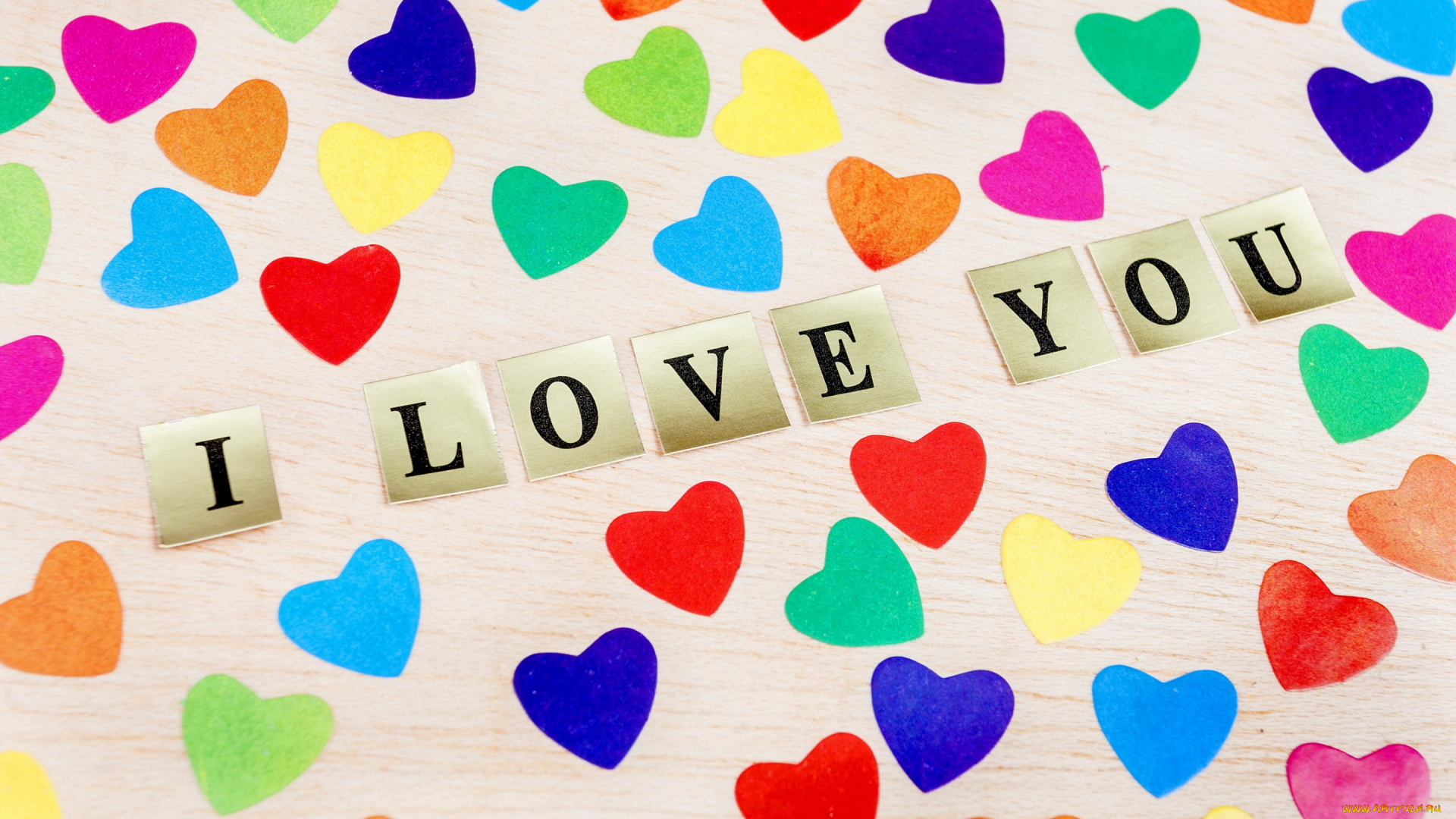 праздничные, день, святого, валентина, , сердечки, , любовь, love, heart, romantic, colorful, сердечки, i, you