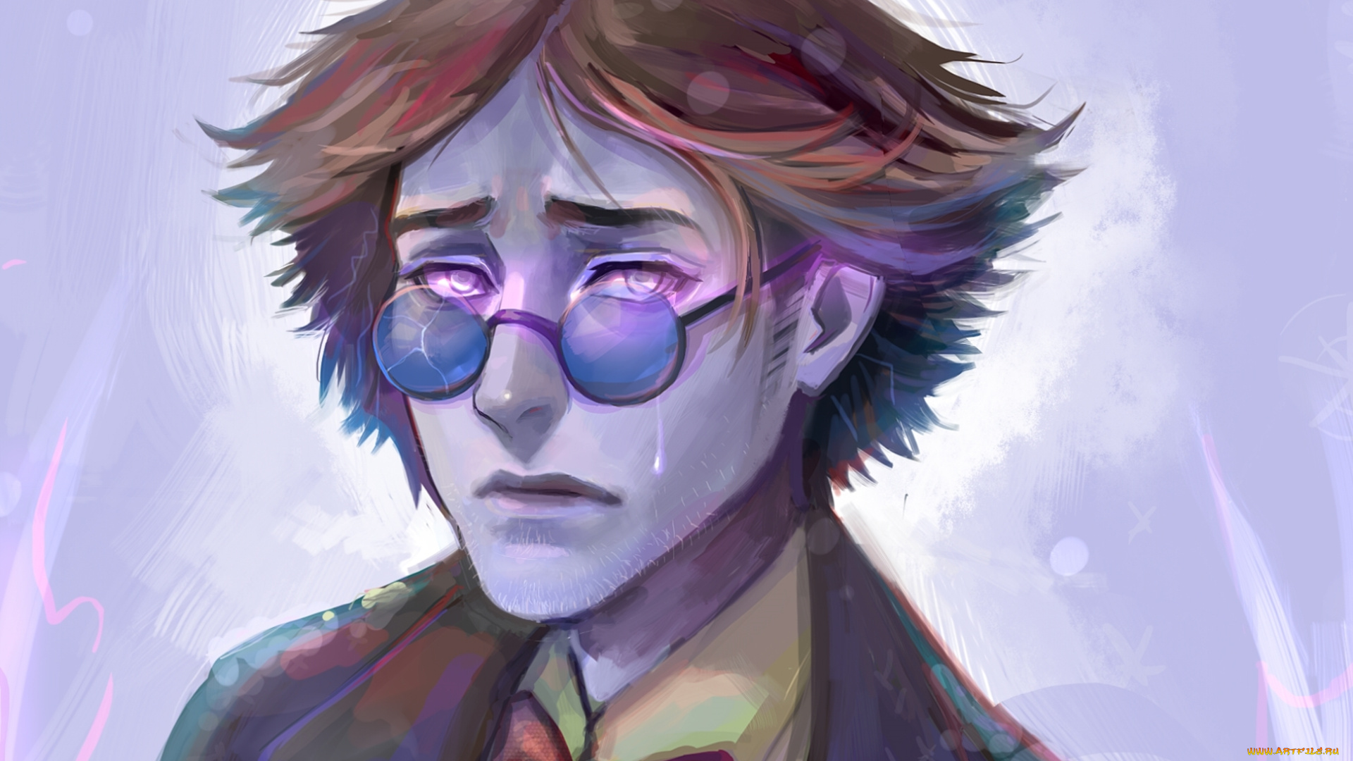 рисованное, кино, бабочка, бантик, очки, арт, zapekanka, мужчина, парень, ice, king, simon, petricov, время, приключений, adventure, time