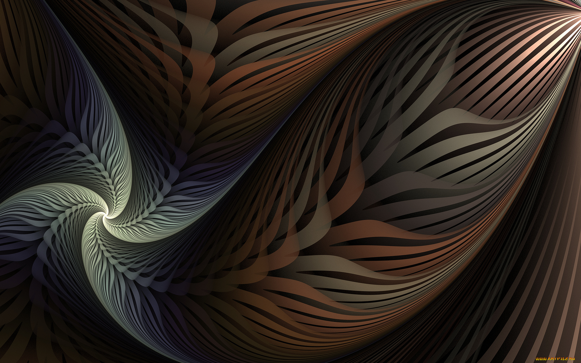 3д, графика, фракталы, , fractal, фон, узор, цвета