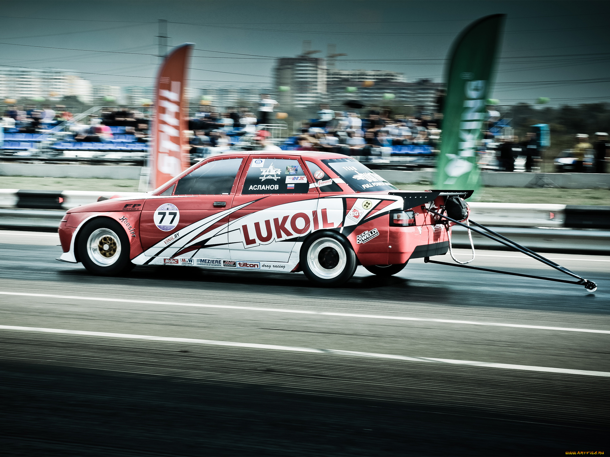 спорт, drag, racing, dragster, vaz, 2110, lada
