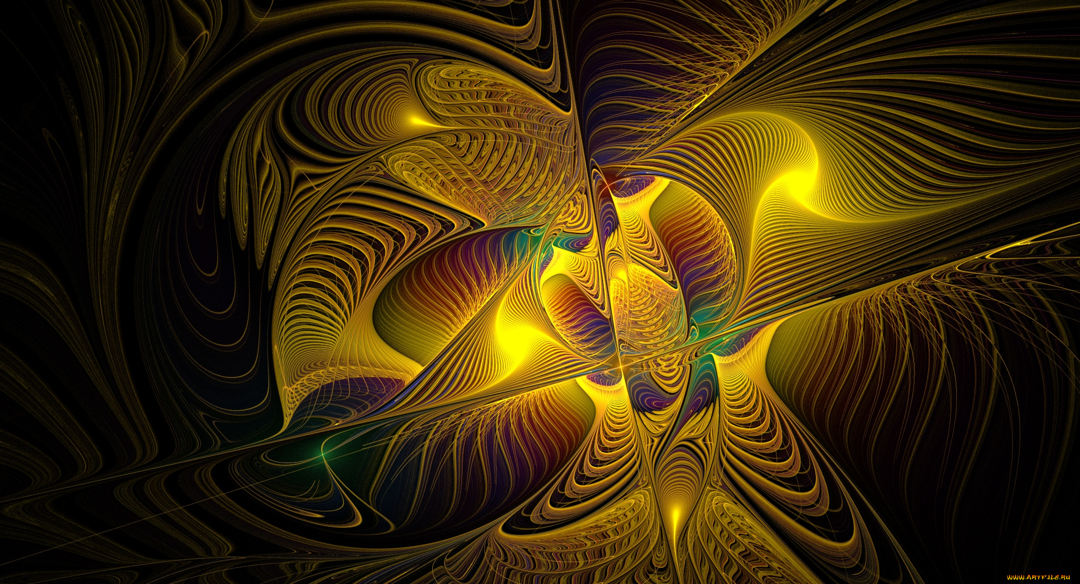 3д, графика, фракталы, , fractal, цвета, фон, узор