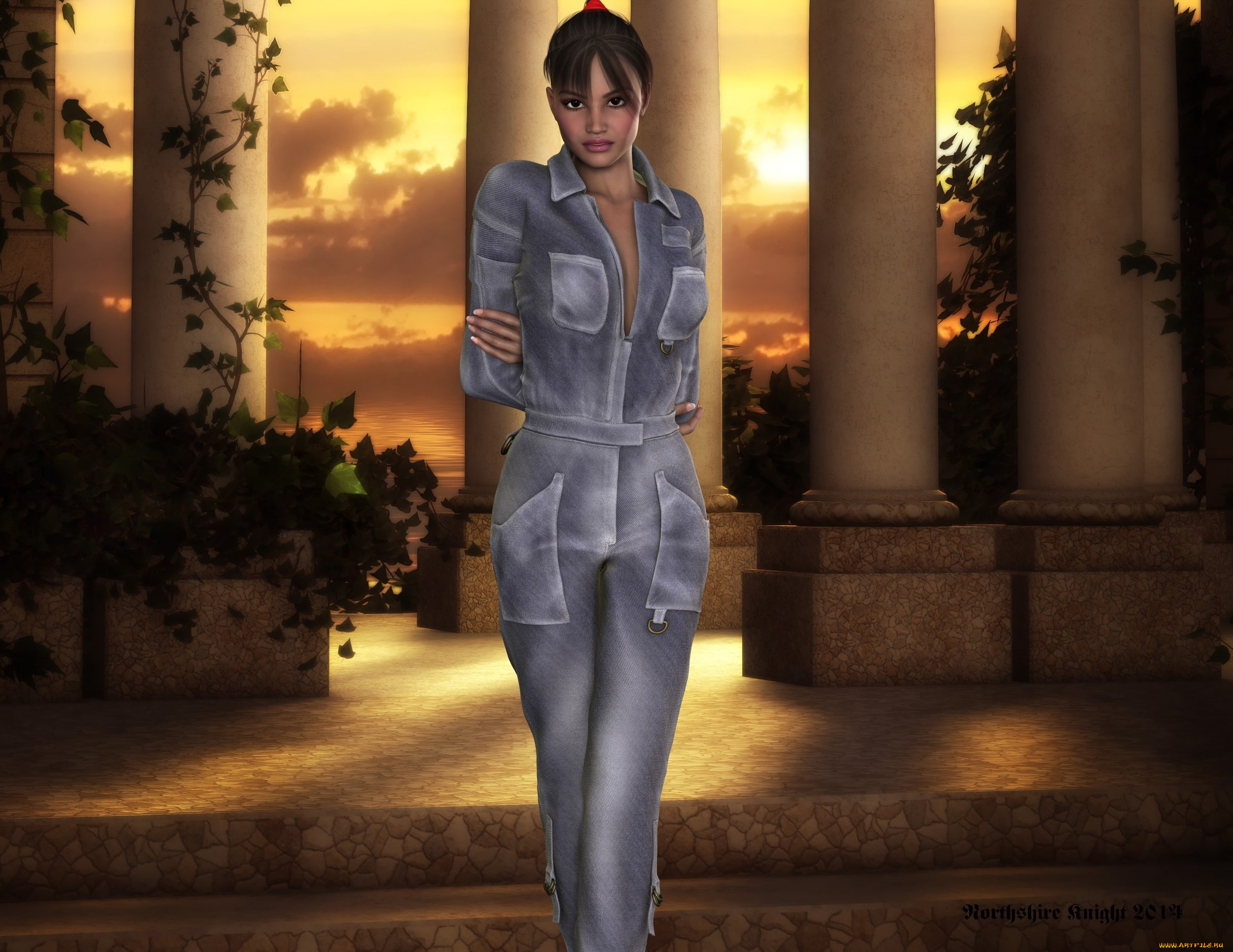 3д, графика, люди, , people, взгляд, фон, девушка