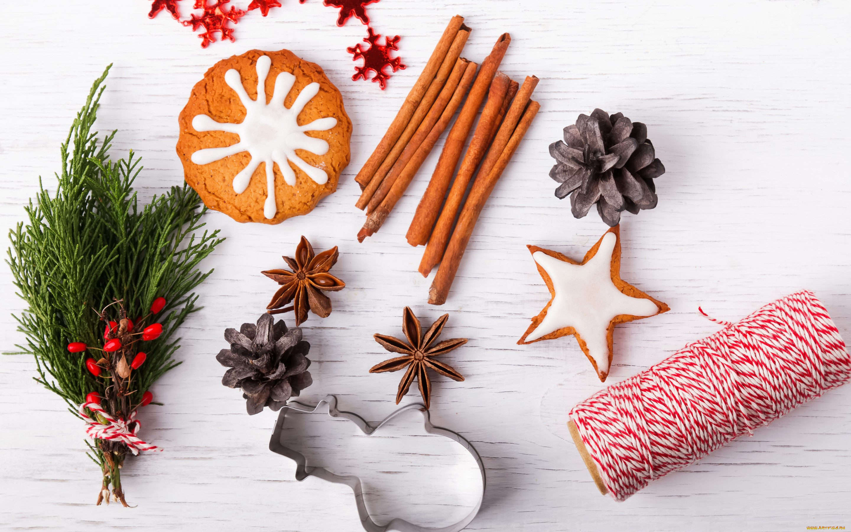 праздничные, угощения, decoration, печенье, новый, год, christmas, рождество, new, year, корица, специи