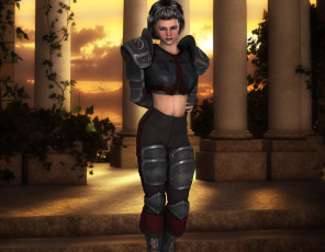 Картинка 3д+графика люди+ people фон взгляд девушка