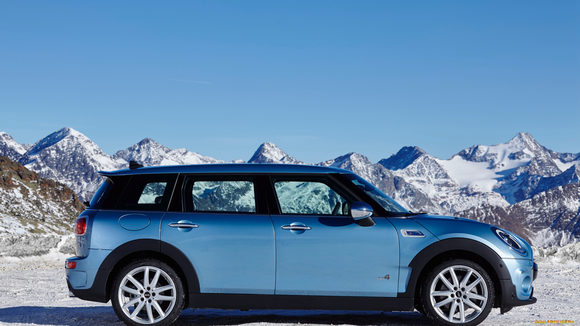 автомобили, mini, cooper, s, clubman, all4, f54, 2016г, синий