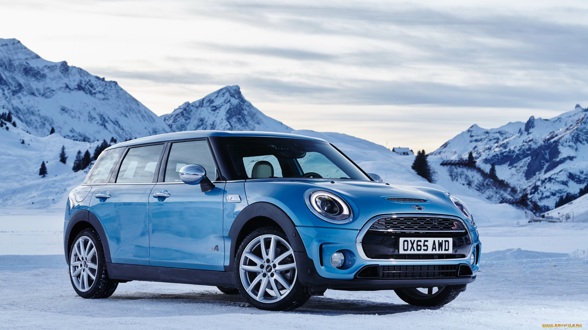 автомобили, mini, cooper, s, clubman, all4, f54, 2016г, синий