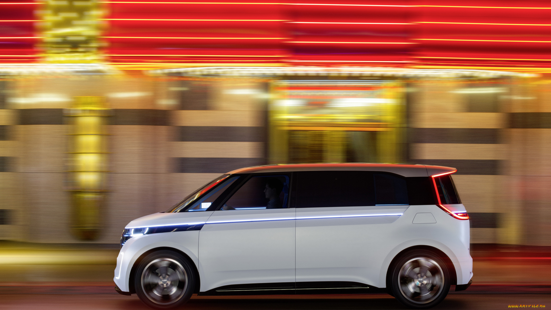 автомобили, volkswagen, budd-e, 2016г