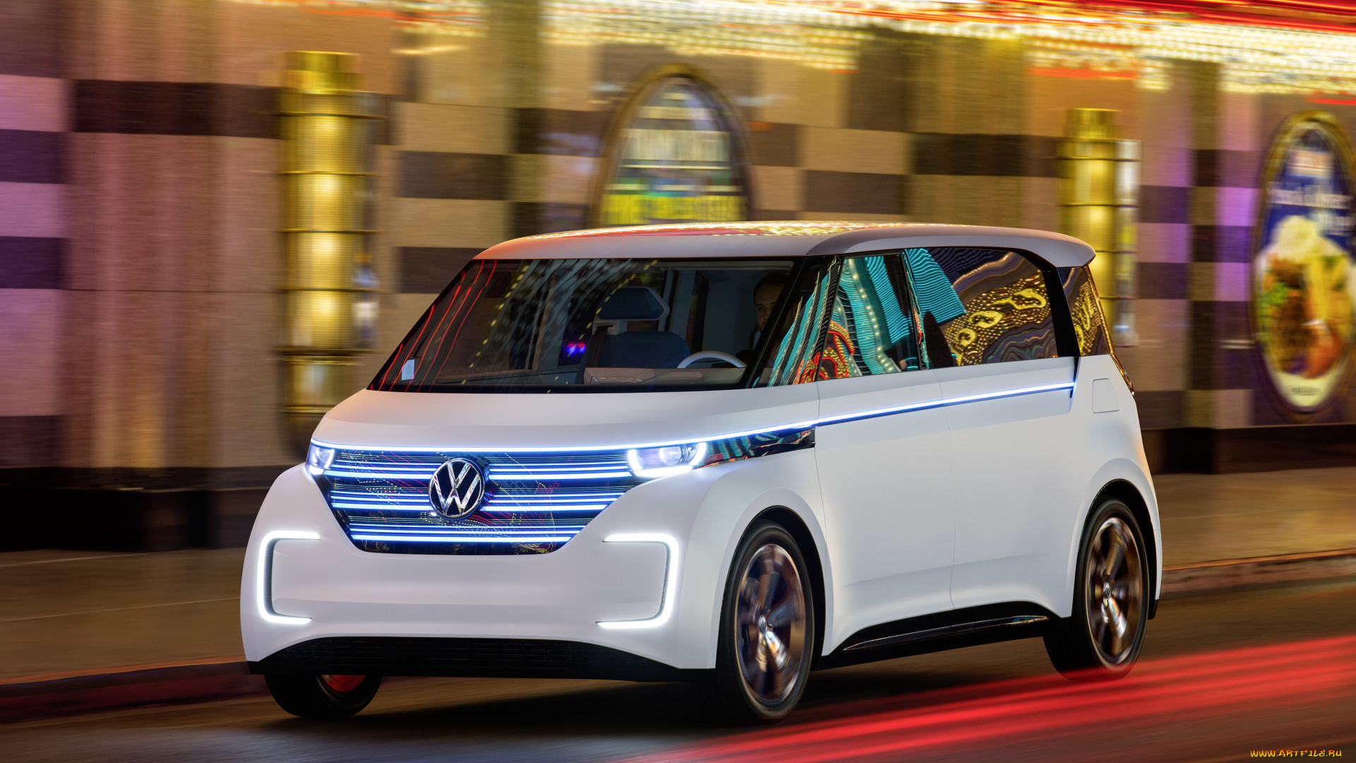 автомобили, volkswagen, budd-e, 2016г