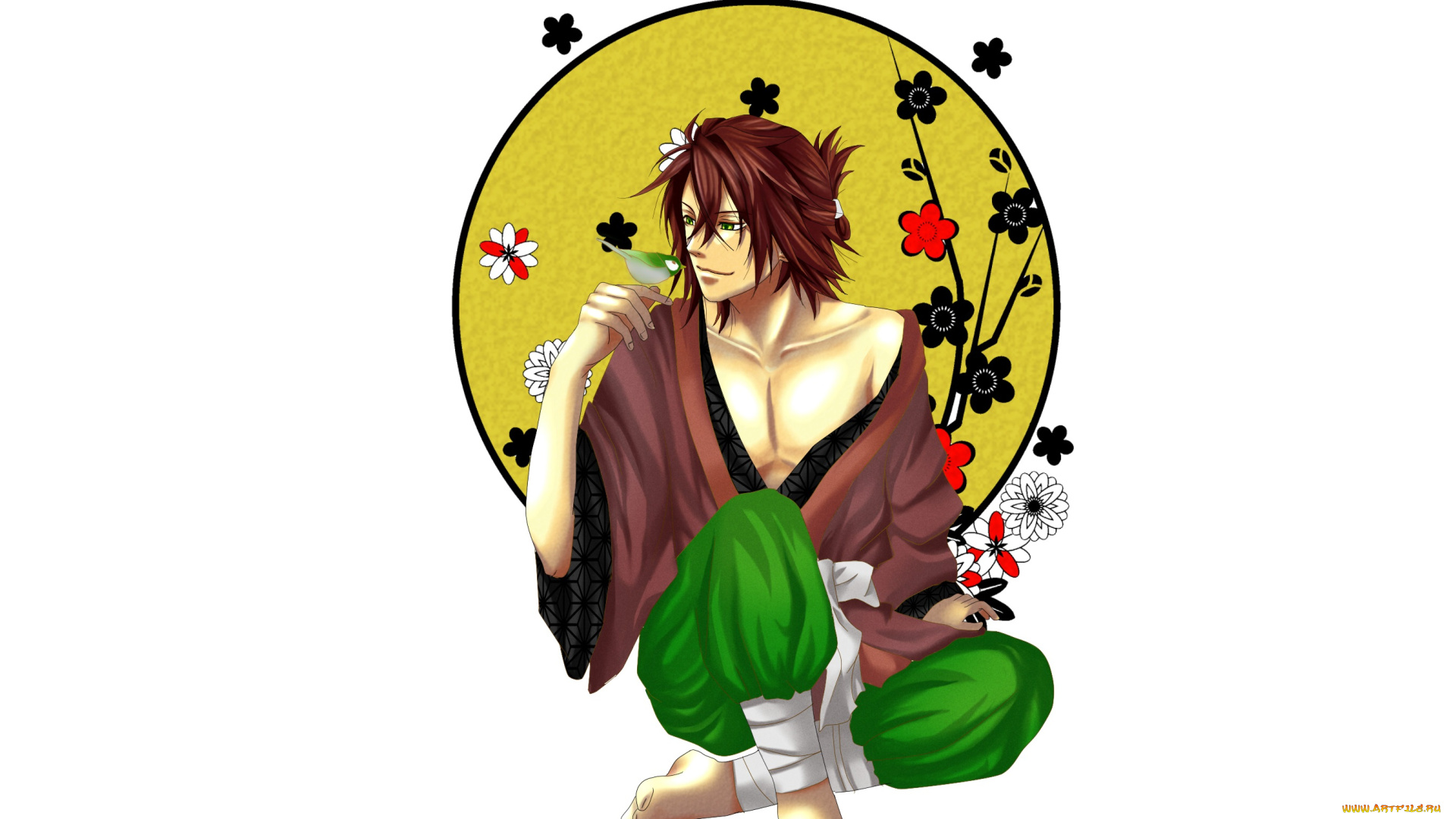 аниме, hakuouki, okita, souji