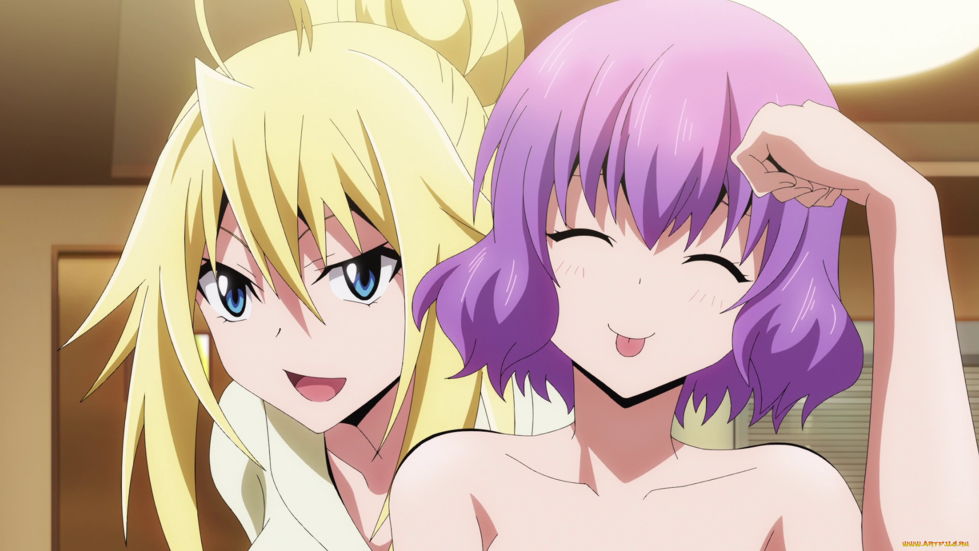 аниме, unknown, , другое, взгляд, девушки, фон