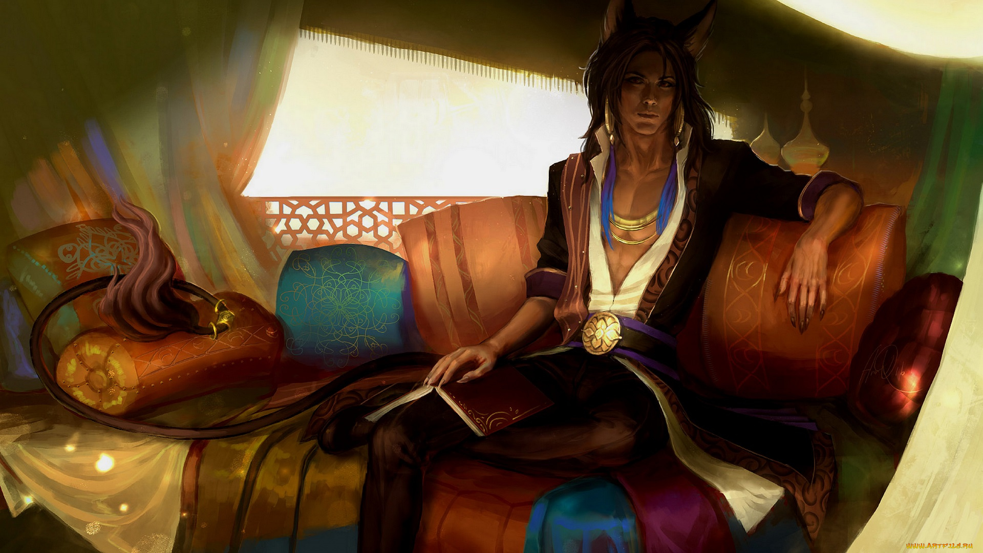 фэнтези, существа, парень