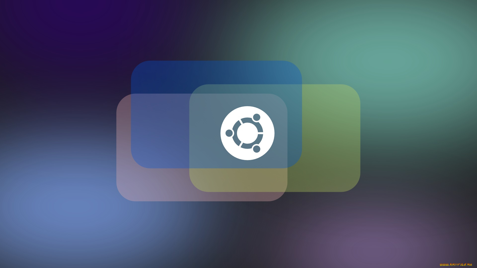 компьютеры, ubuntu, linux, логотип, фон