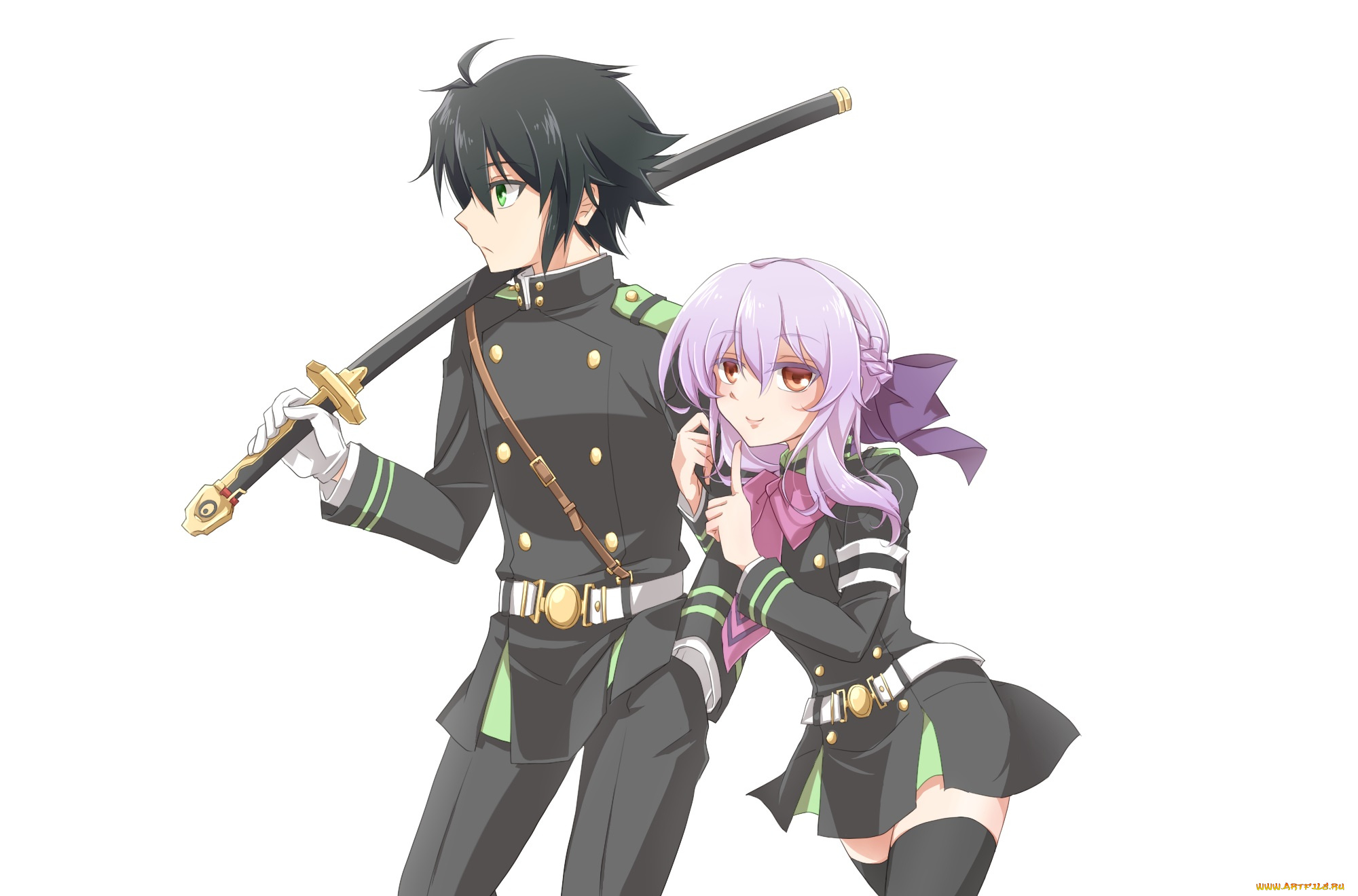 аниме, owari, no, seraph, последний, серафим