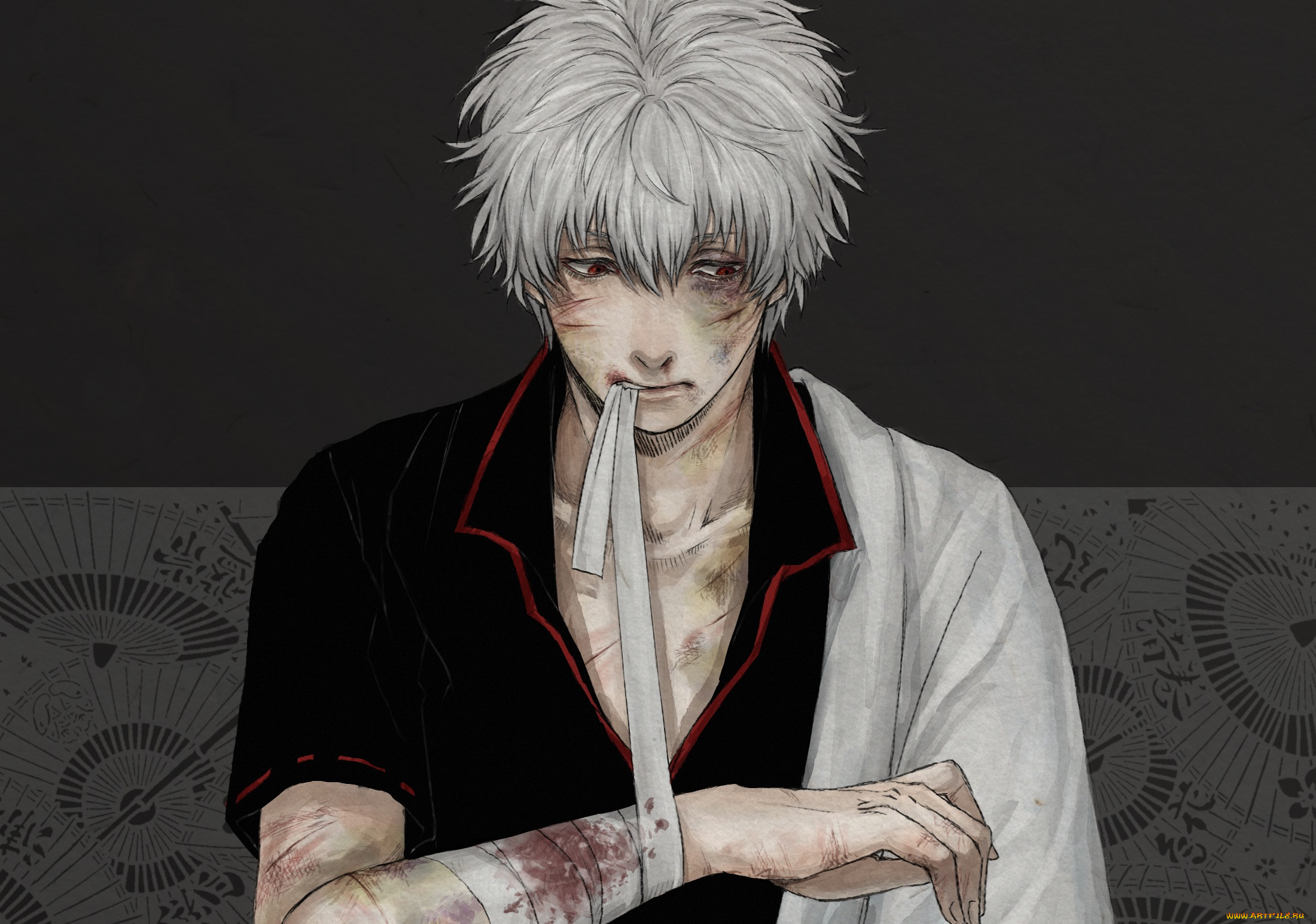 аниме, gintama, гинтоки