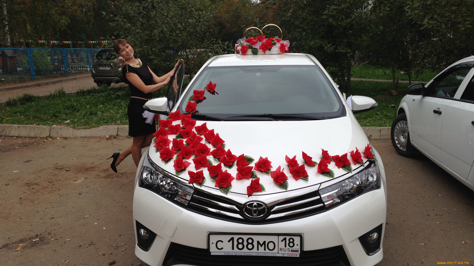 автомобили, -авто, с, девушками, toyota, corolla