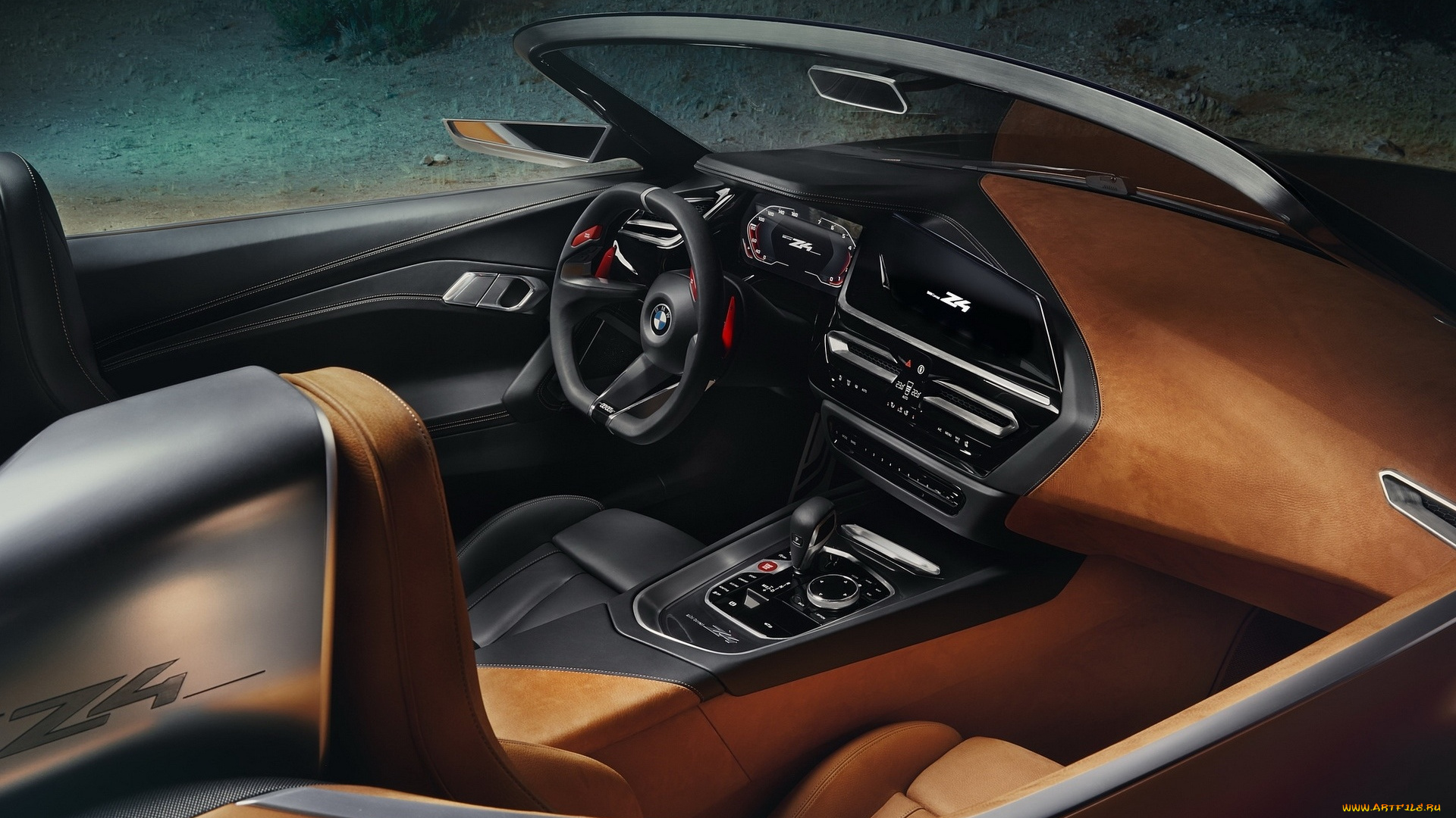 автомобили, интерьеры, салон, кабриолет, bmw, z4, concept