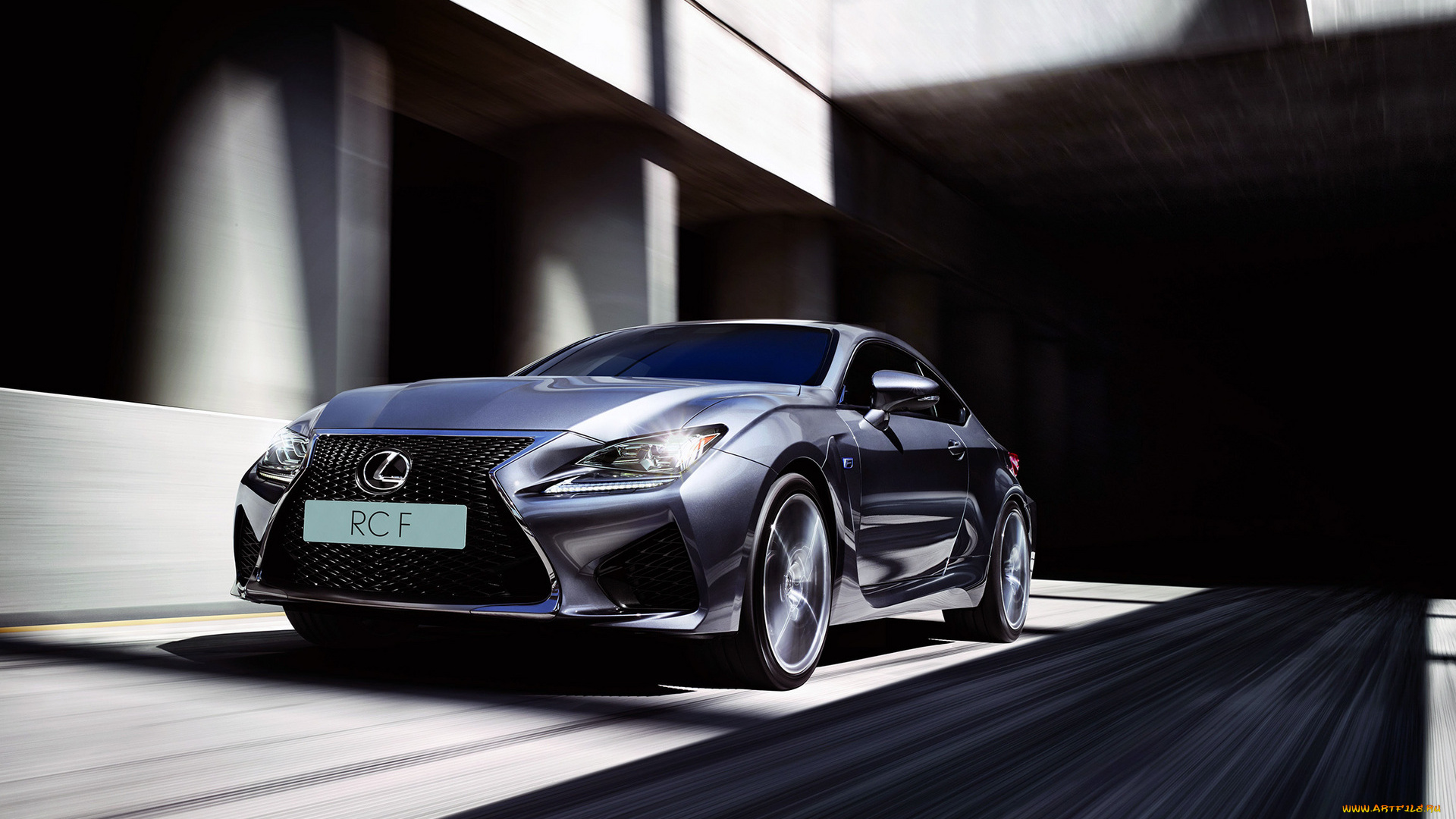 автомобили, lexus, серебристый, rc, f, лексус, скорость