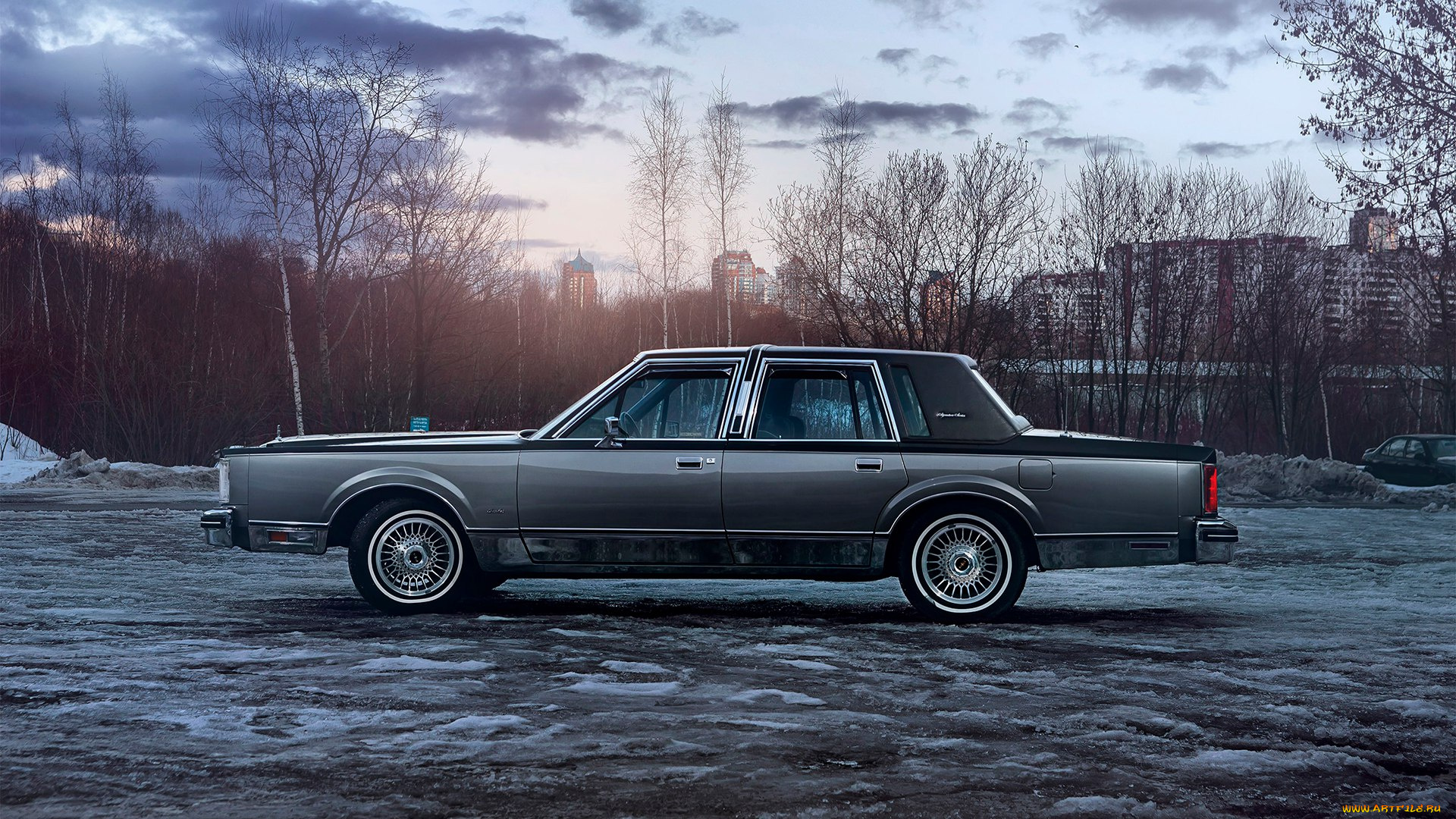 автомобили, lincoln, 1984, town, car