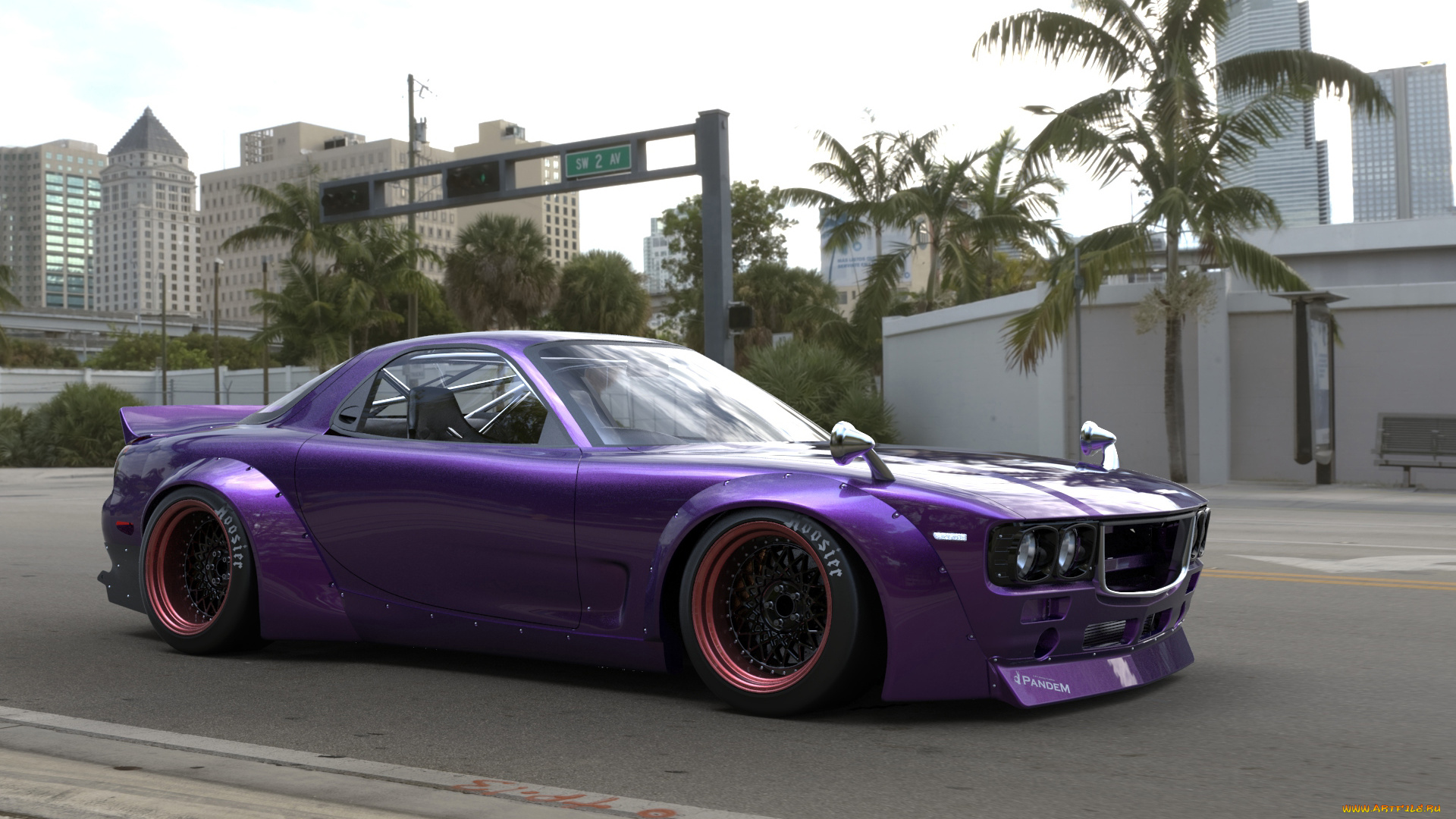 автомобили, mazda, rocket-bunny