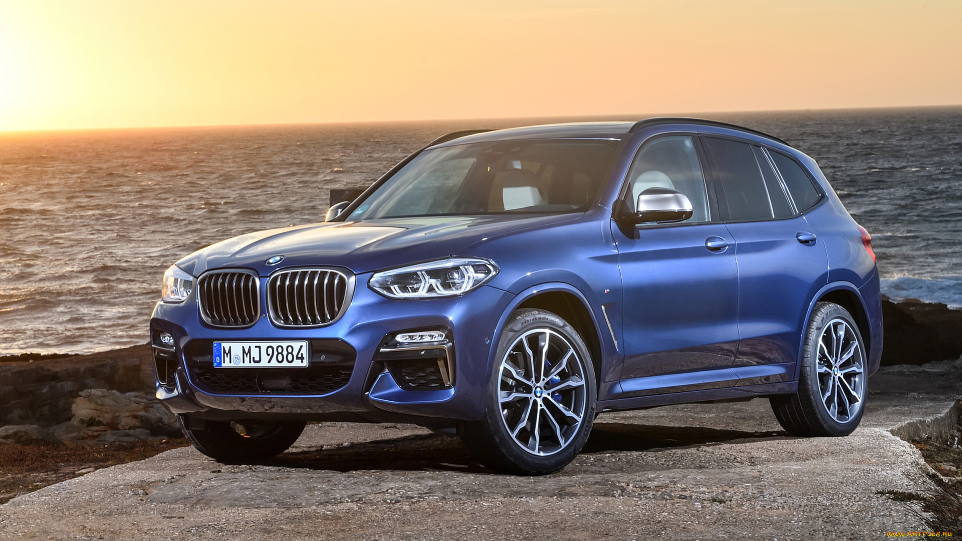 bmw, x3, m40i, 2018, автомобили, bmw, blue, 2018, m40i, x3