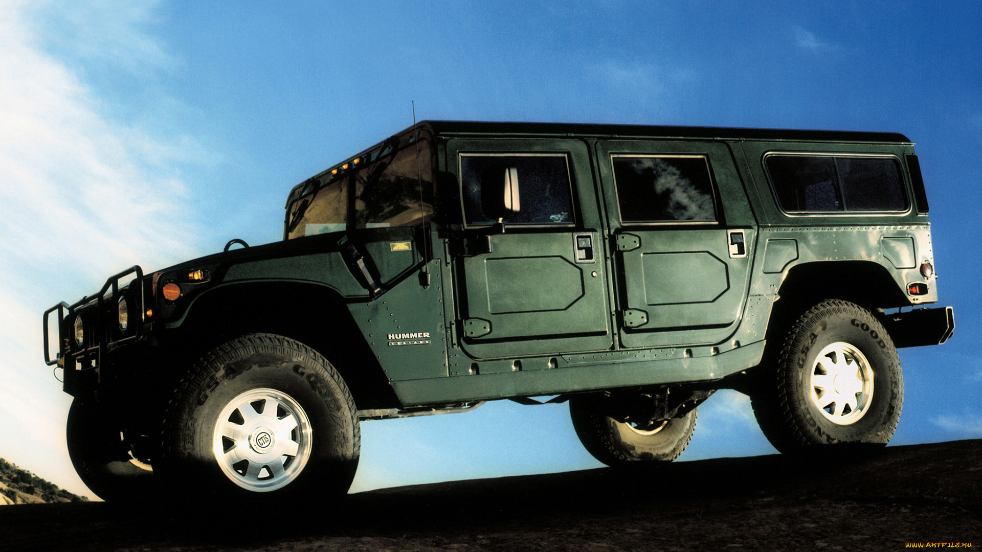 hummer, h1, wagon, 1992, автомобили, hummer, wagon, h1, зелёный, 1992