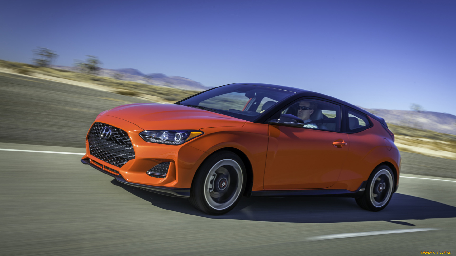 hyundai, veloster, turbo, 2019, автомобили, hyundai, 2019, turbo, veloster, оранжевый