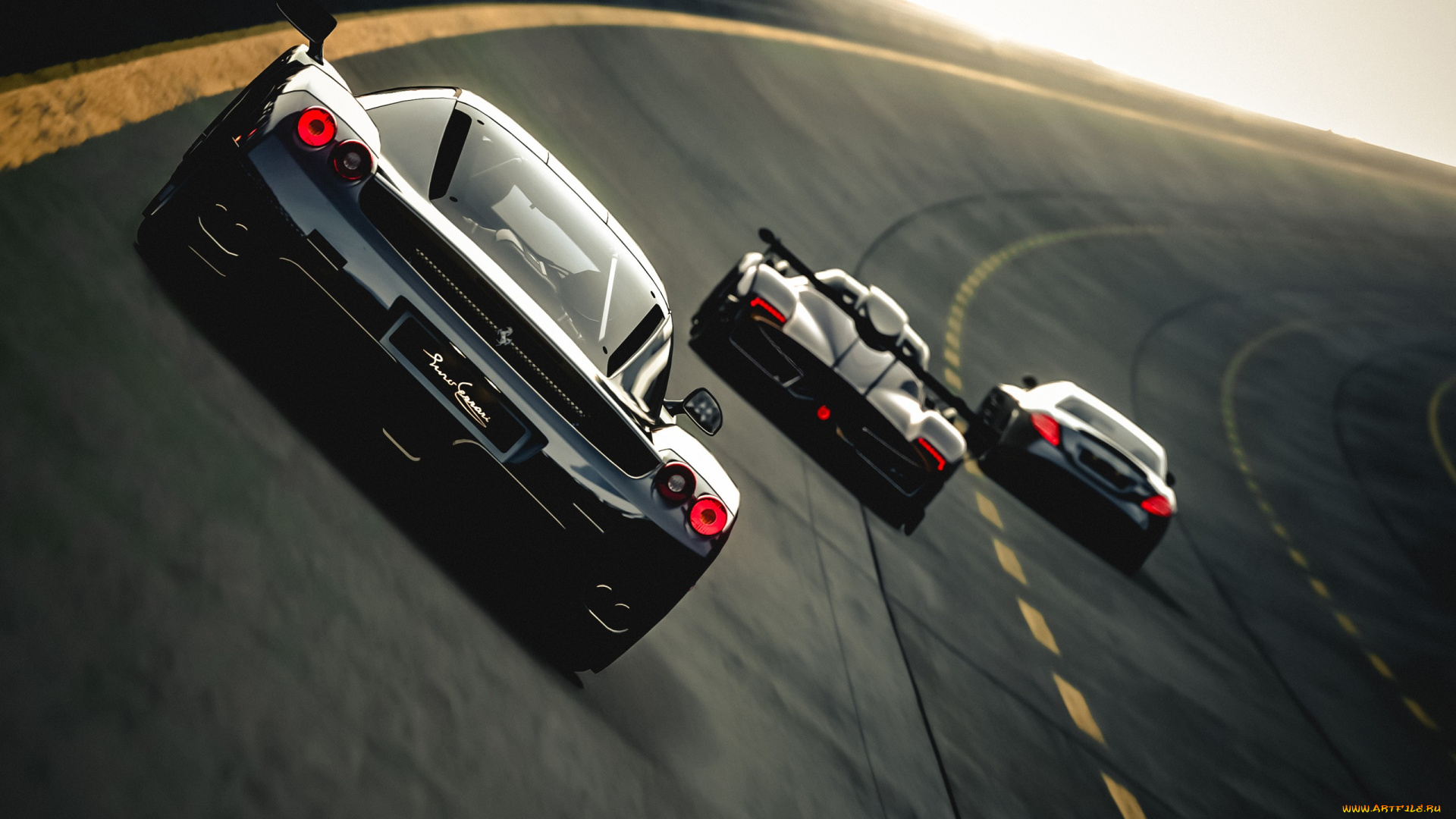 суперкары, на, треке, автомобили, разные, вместе, pagani, zonda, r, суперкар, mercedes, enzo, ferrari, supercars, cg, феррари, трек, mclaren, slr