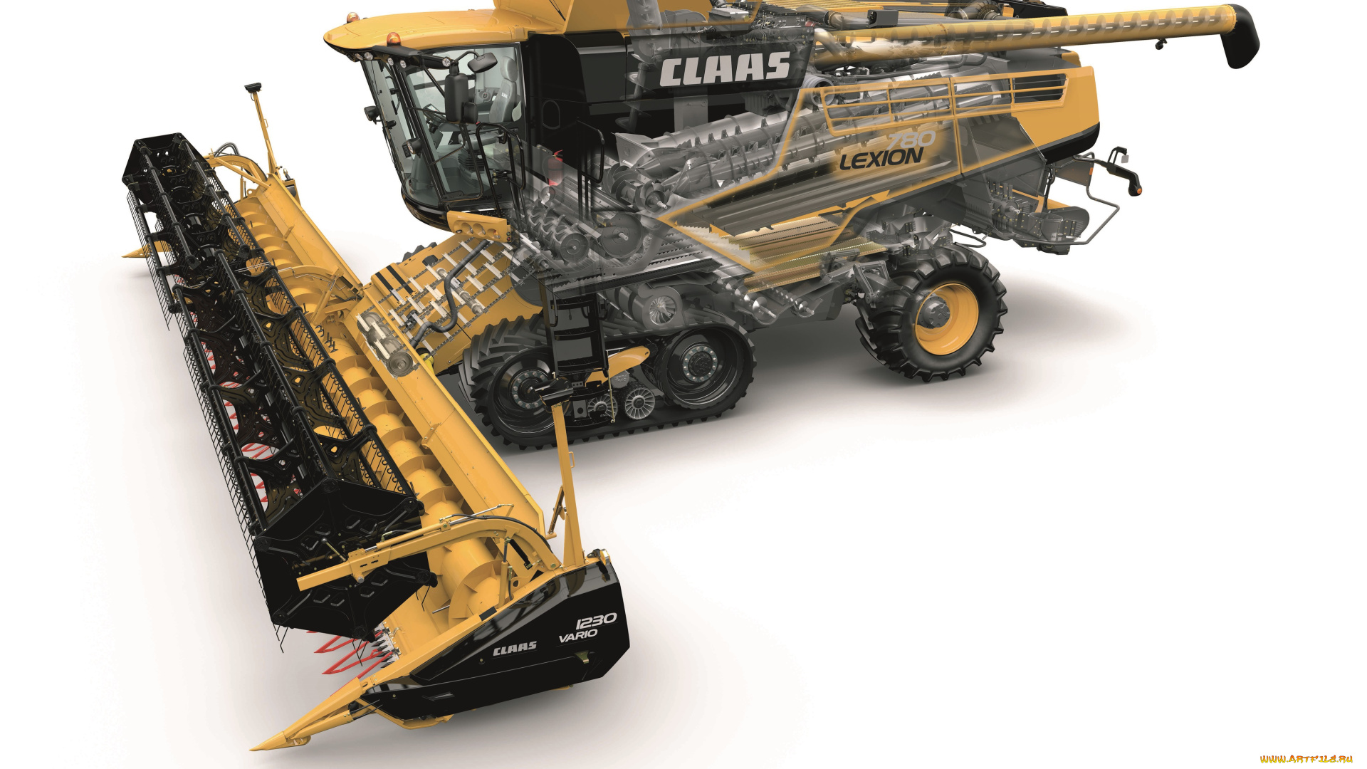 техника, комбайны, claas
