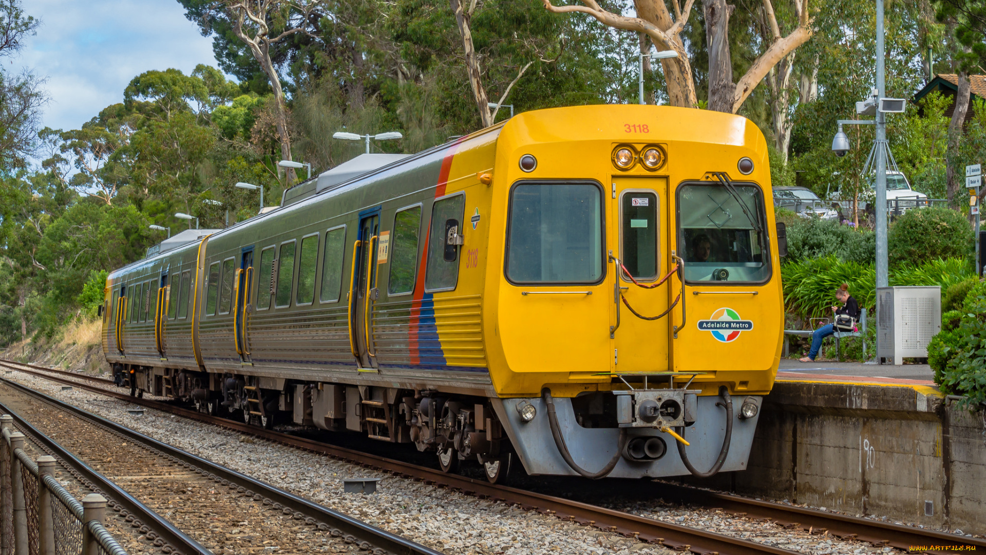 техника, поезда, локомотив, состав