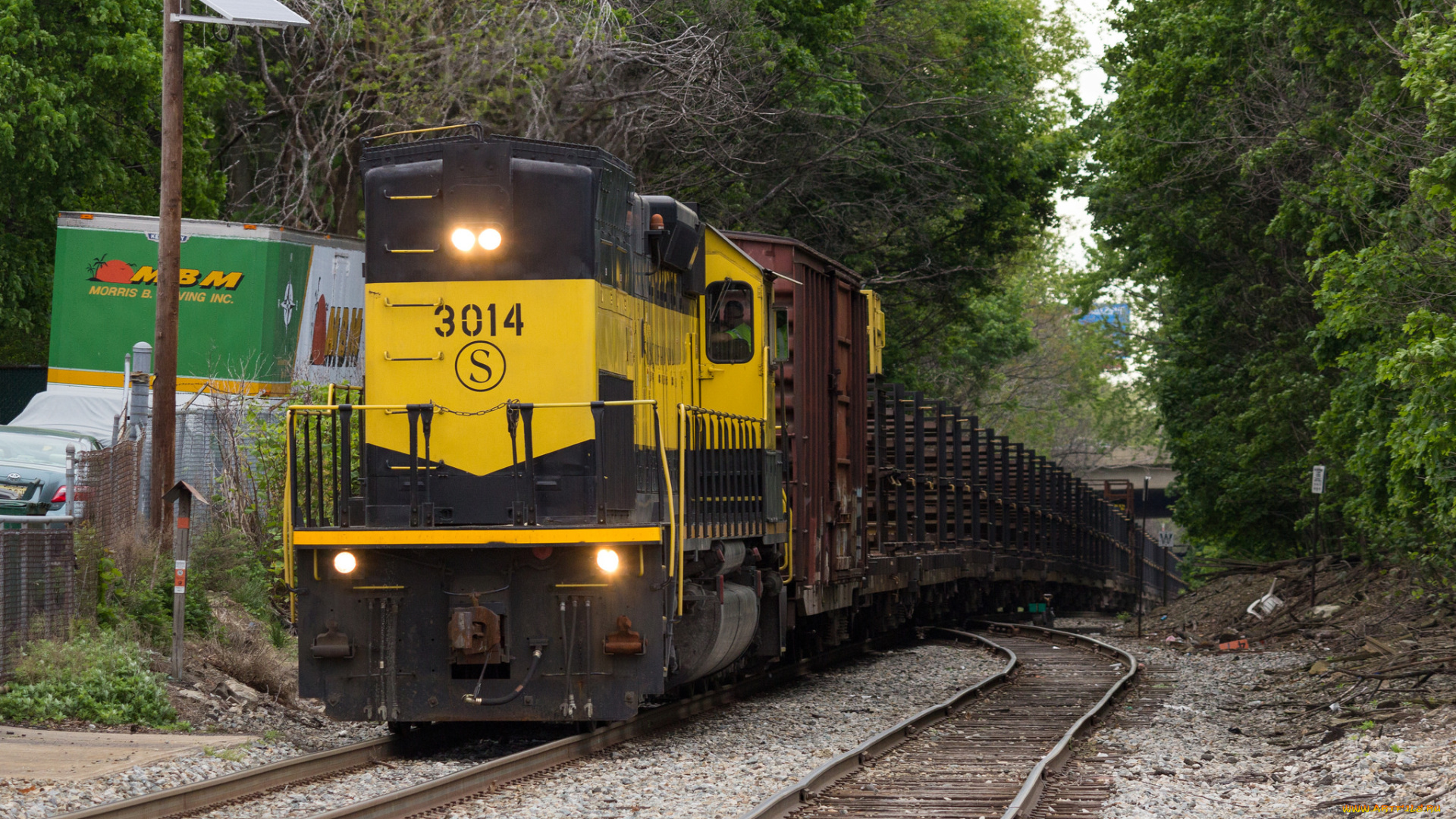 техника, поезда, локомотив, состав