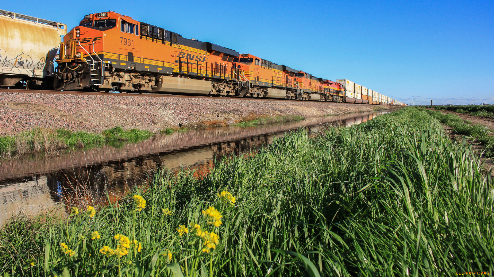 техника, поезда, состав, локомотив