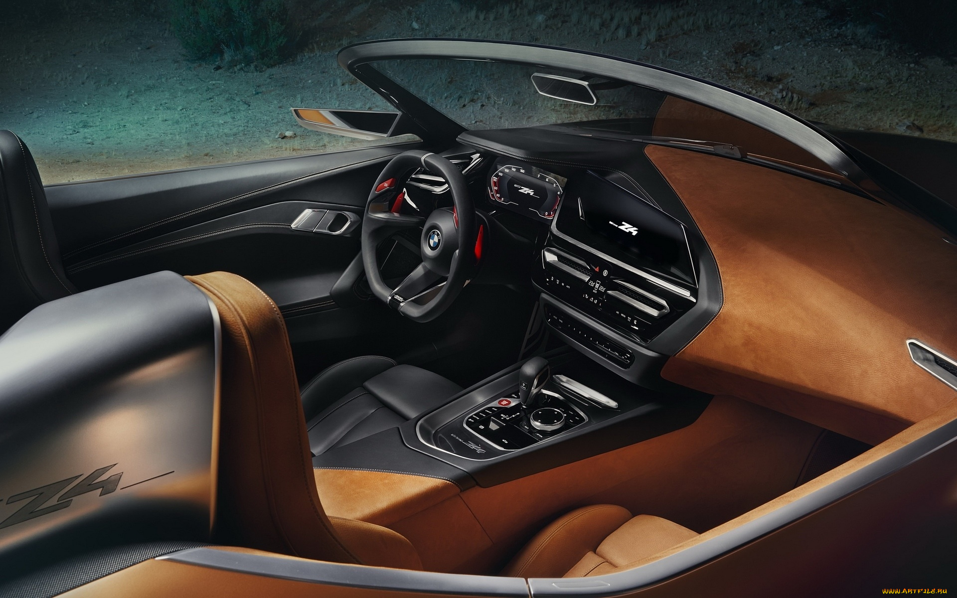 автомобили, интерьеры, салон, кабриолет, bmw, z4, concept