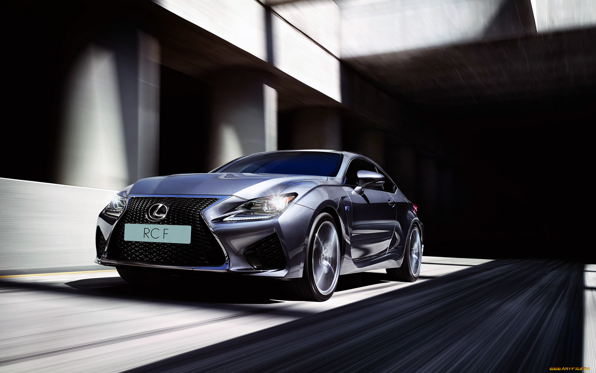 автомобили, lexus, серебристый, rc, f, лексус, скорость