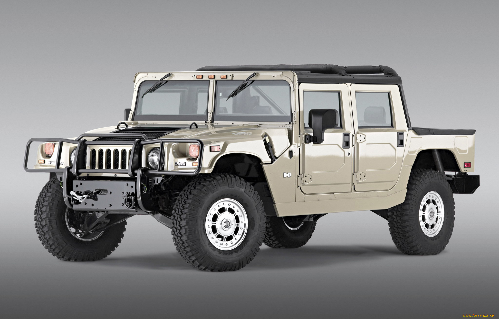 hummer, h1, alpha, convertible, 2005, автомобили, hummer, alpha, h1, 2005, convertible, серый