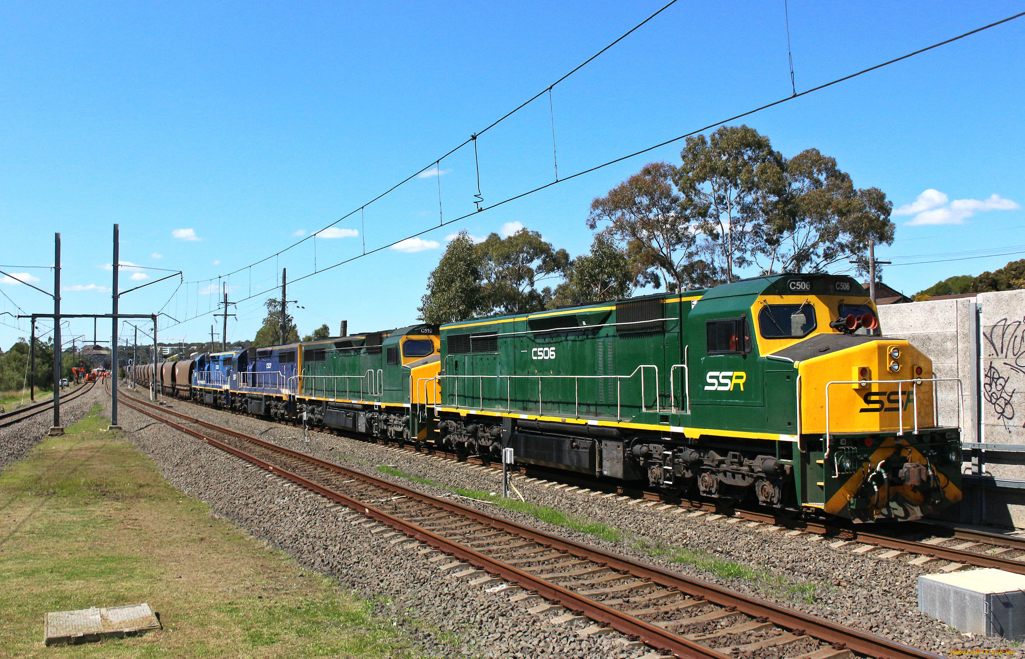 техника, поезда, состав, локомотив