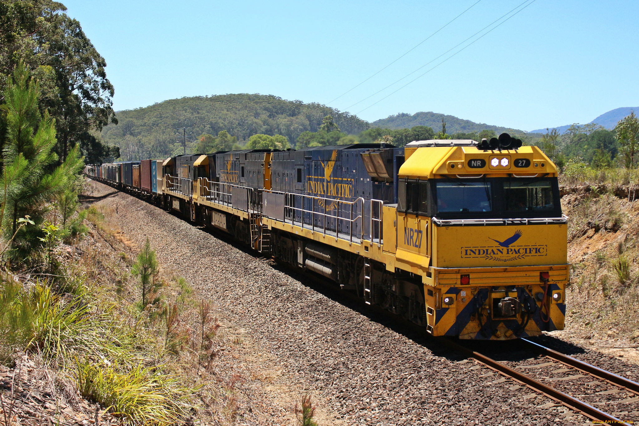 техника, поезда, локомотив, состав