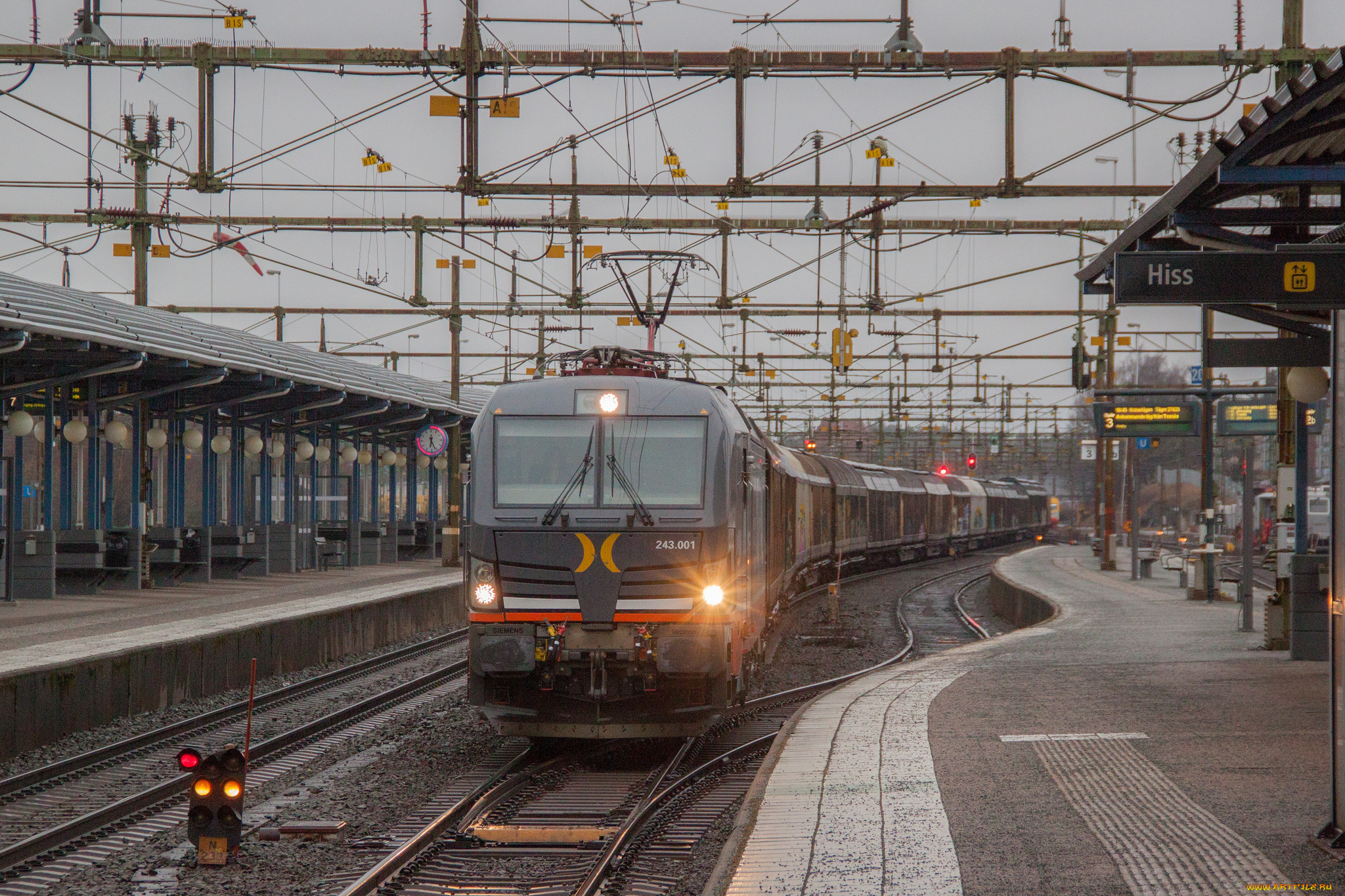 техника, электровозы, локомотив, состав