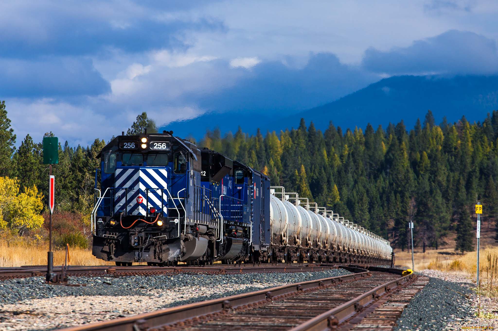 техника, поезда, локомотив, состав