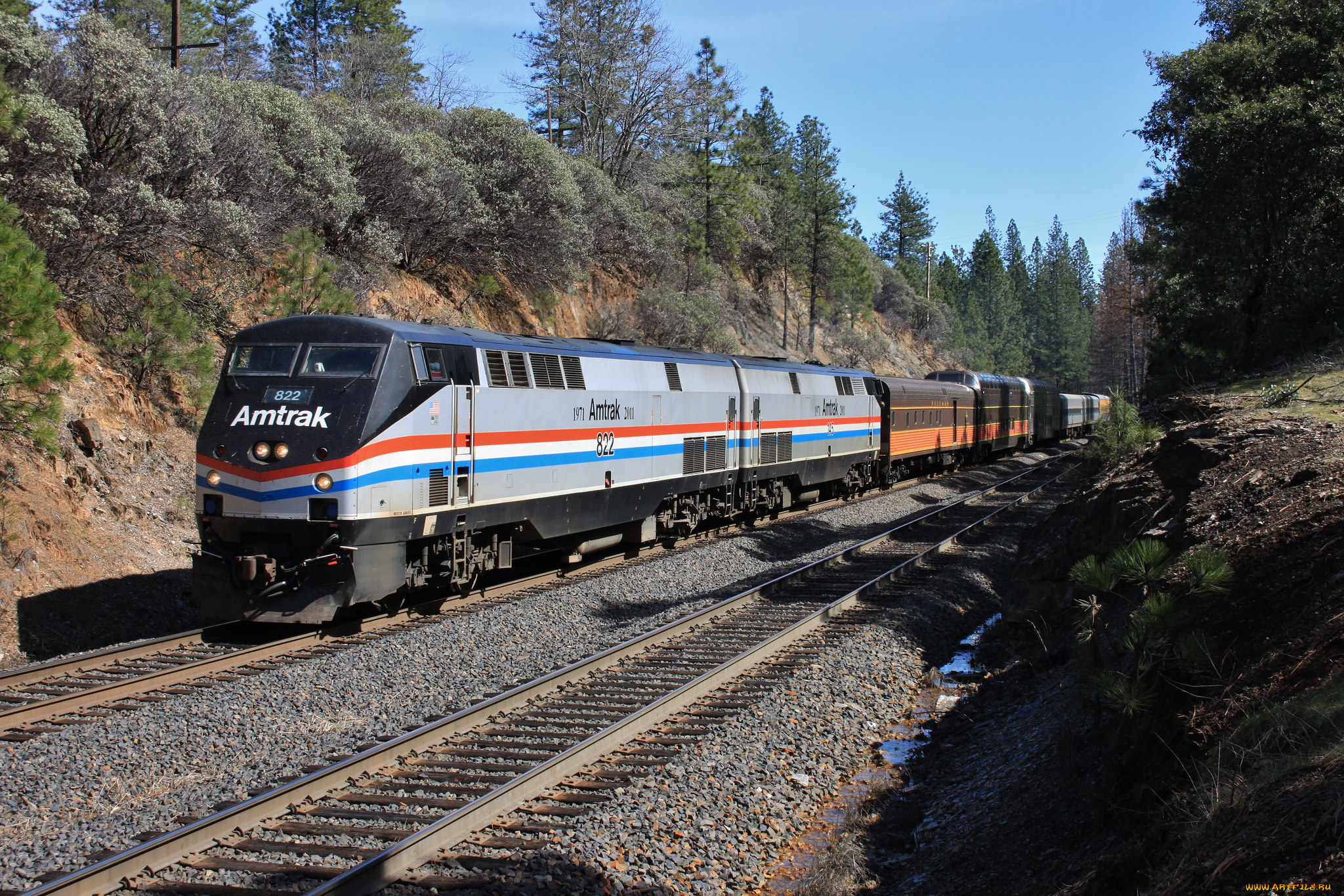 техника, поезда, локомотив, состав