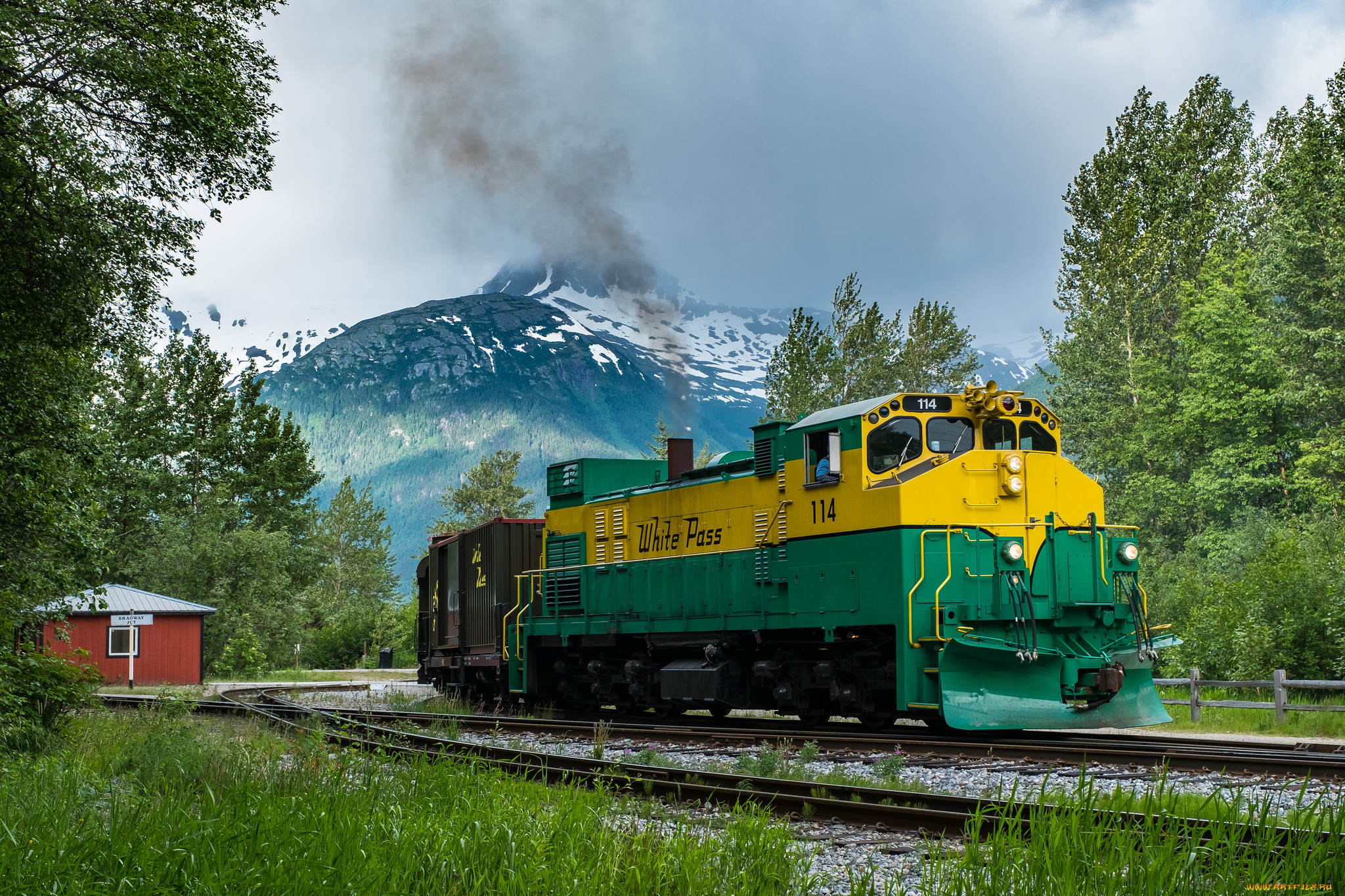техника, поезда, состав, локомотив