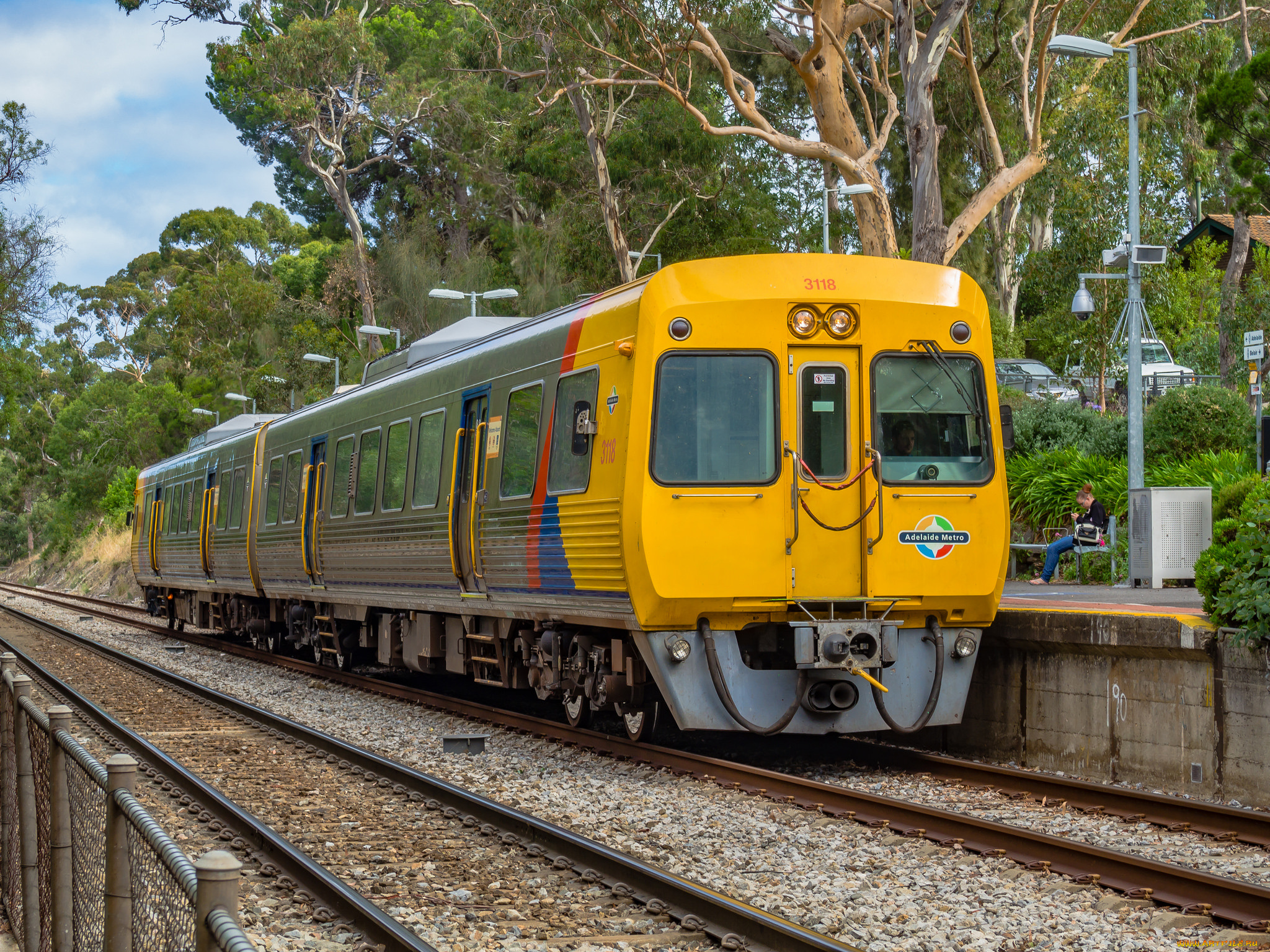 техника, поезда, локомотив, состав