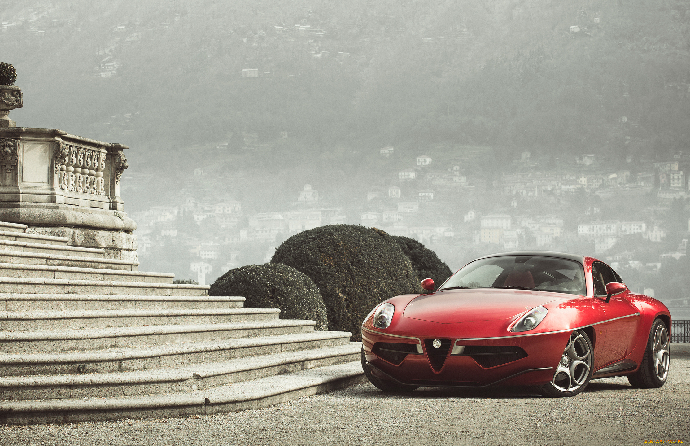 alfa, romeo, disco, volante, 2013, автомобили, alfa, romeo, 2013, red, alfa, romeo, disco, volante