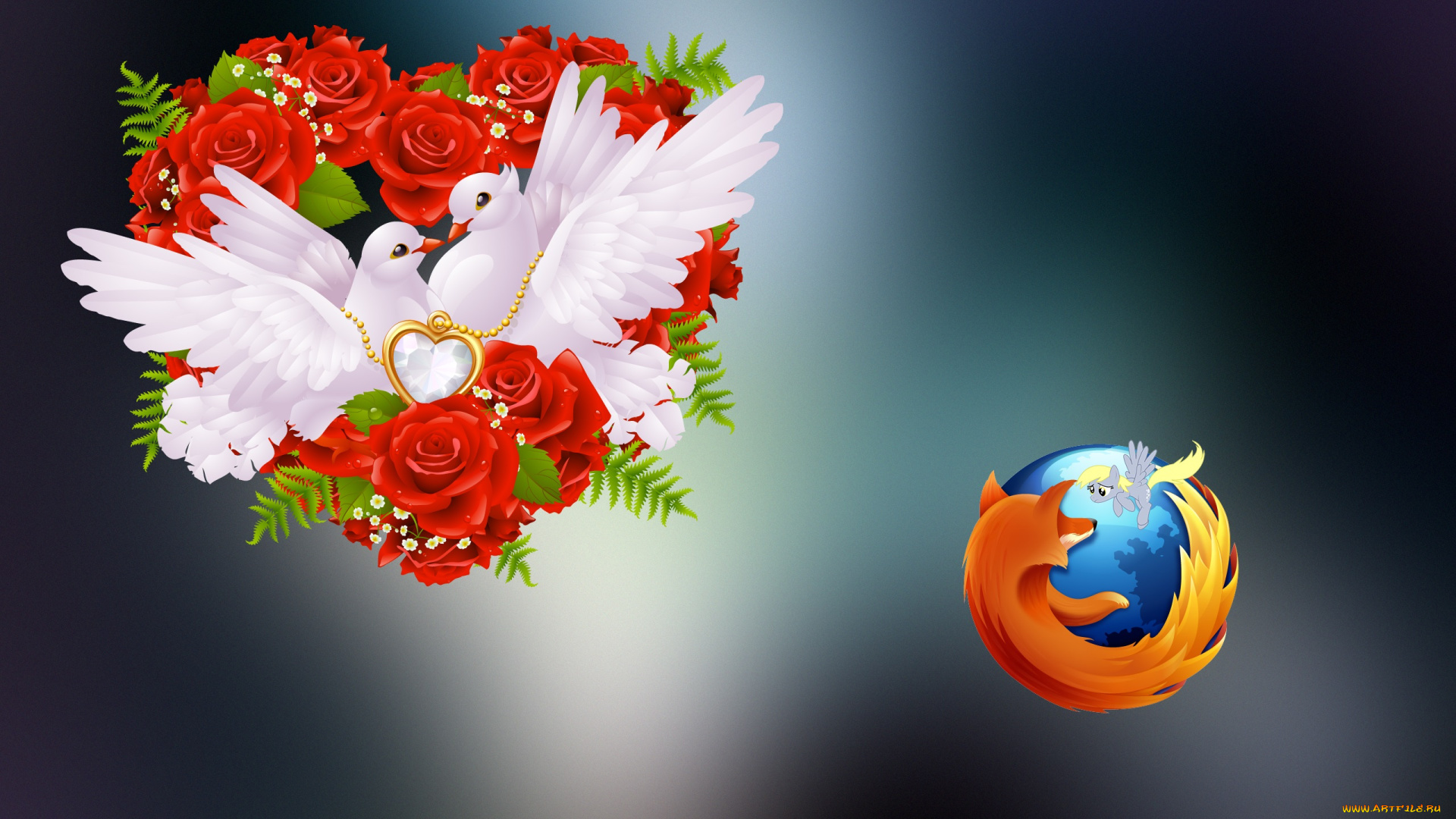 компьютеры, mozilla, firefox, фон, логотип