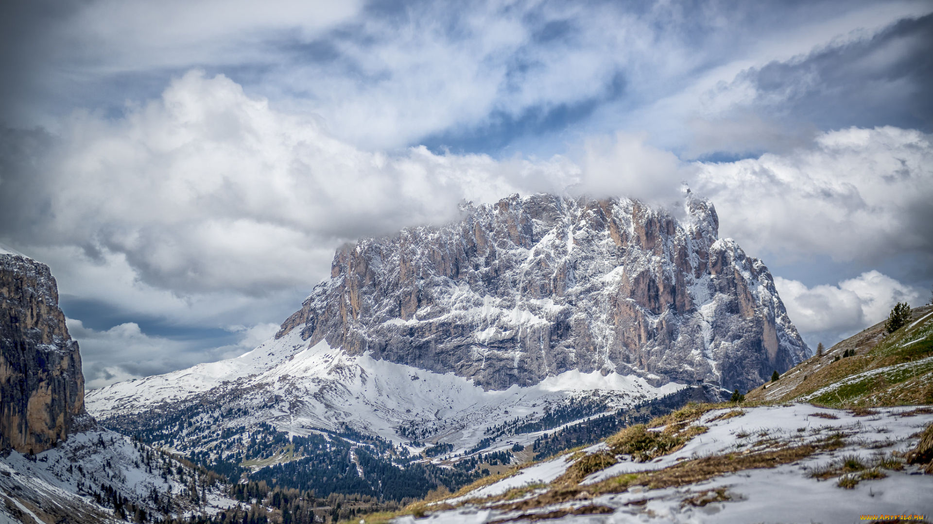 природа, горы, простор