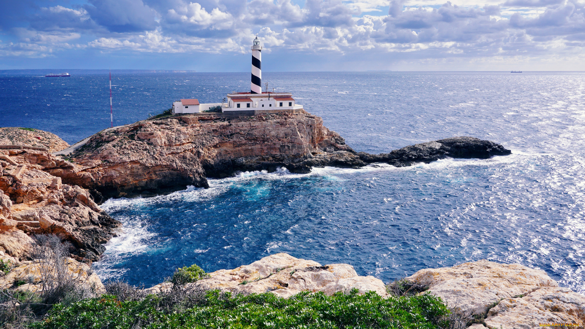 природа, маяки, простор