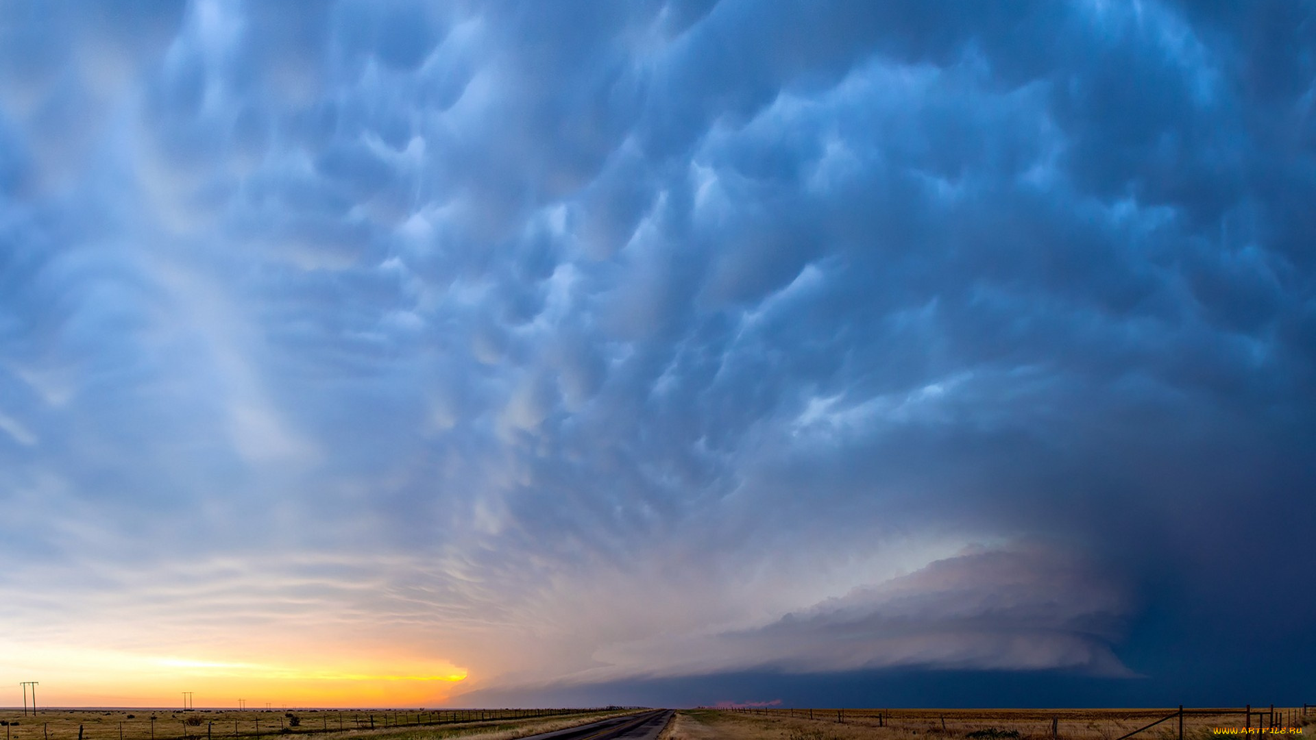 природа, облака, простор