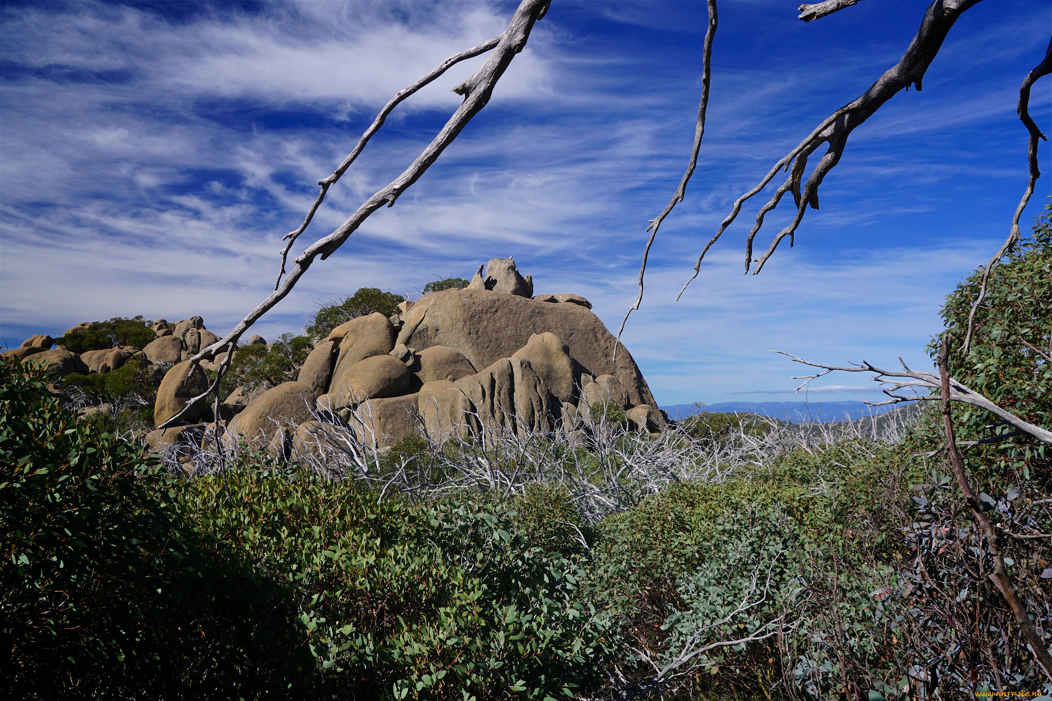 природа, горы, простор